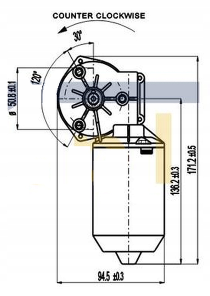 Silnik BESTER podajnik drutu migomat 24V DC 50W SILNY! Model 50W