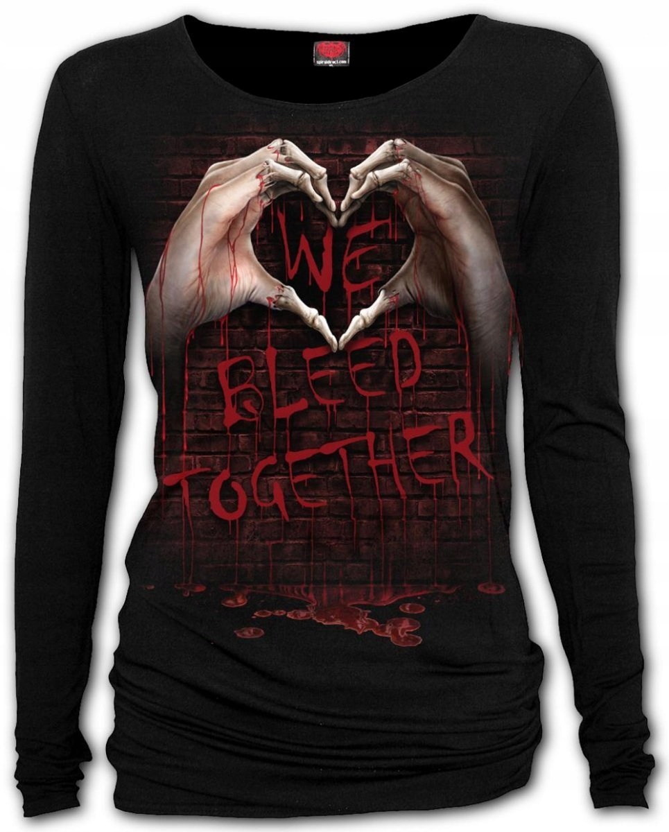 We Bleed Together Volné tričko Spiral dámské S