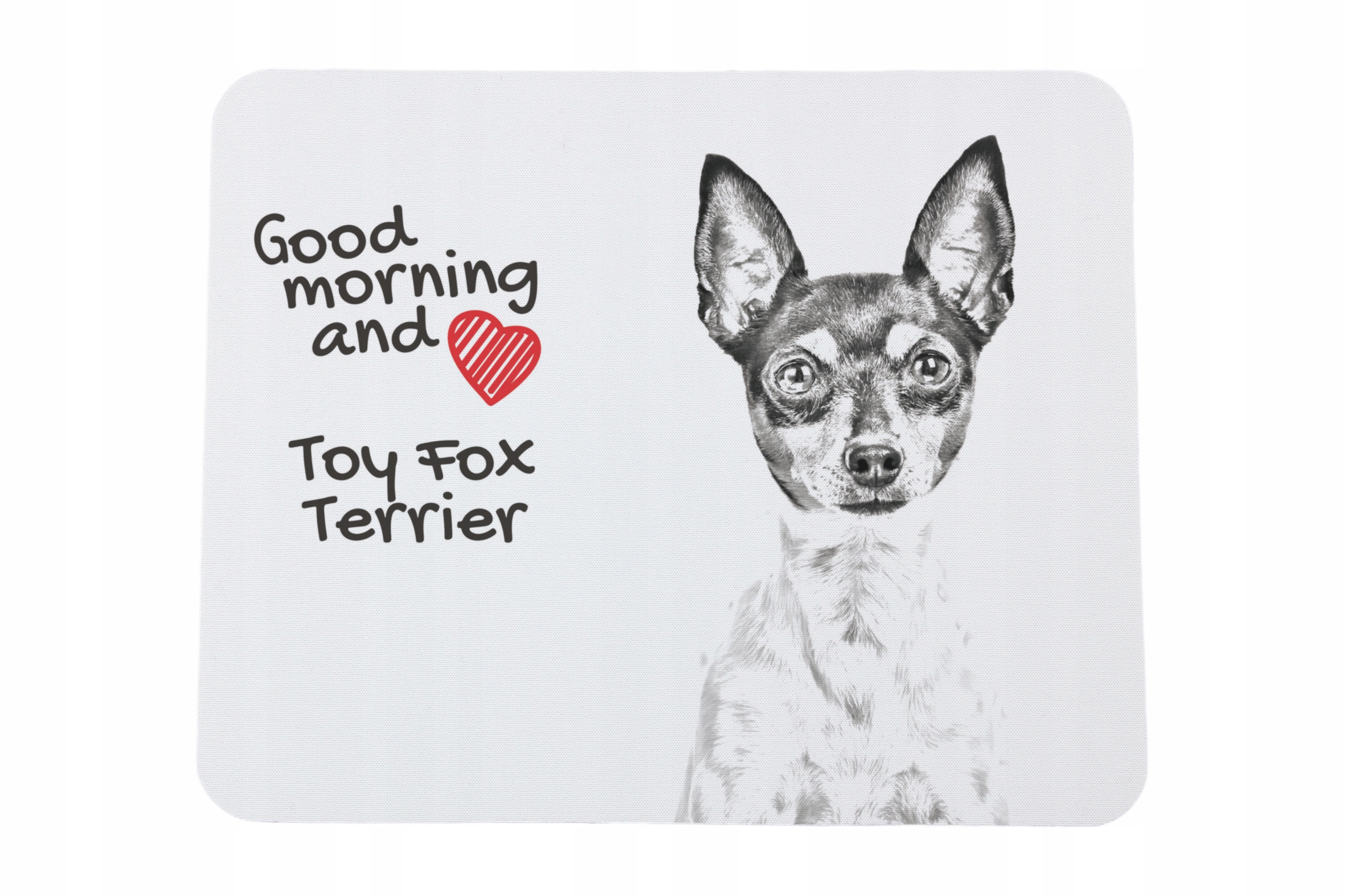 Amerykański toy terrier, Toy foksterier podkładka pod myszkę z nadrukiem,