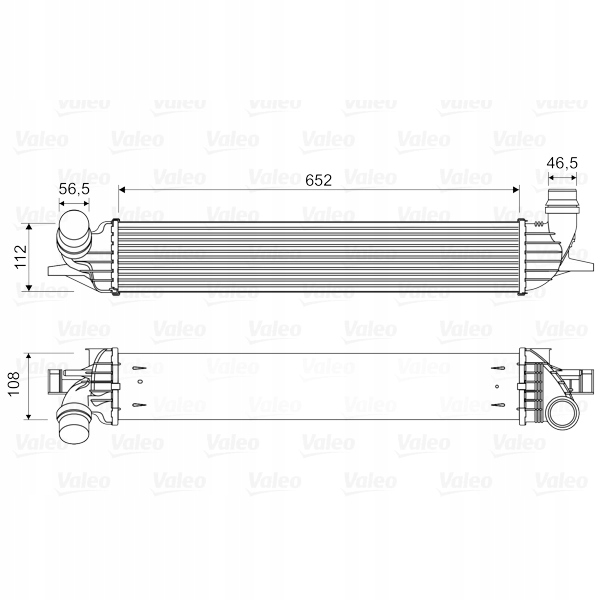 INTERCOOLER VALEO do RENAULT LAGUNA 2.0 dCi GT Producent części Valeo