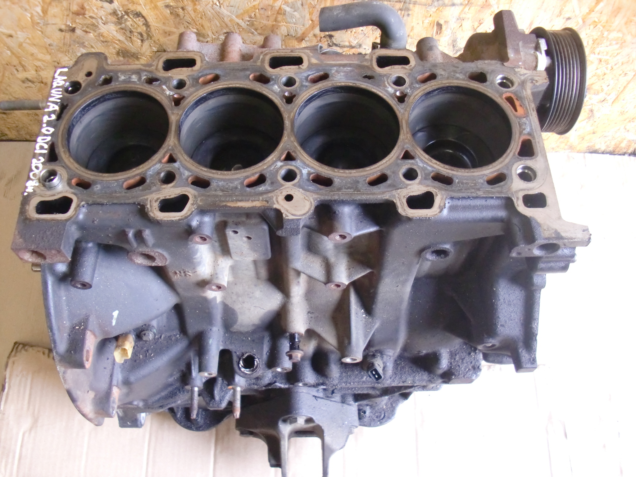 RENAULT LAGUNA III TRAFIC 2.0DCI M9RG742 BLOK DÓŁ SILNIKA TŁOKI WAŁ