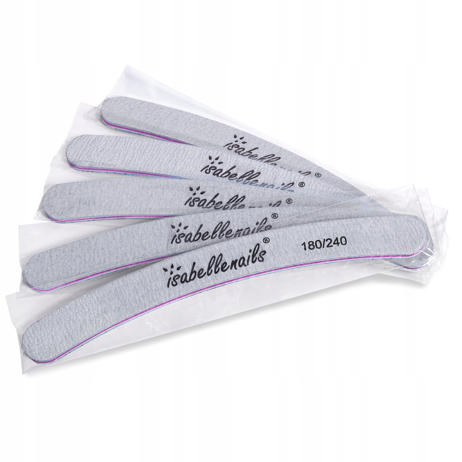 

5 x Pilnik Do Paznokci Banan Zebra 180/240 soft