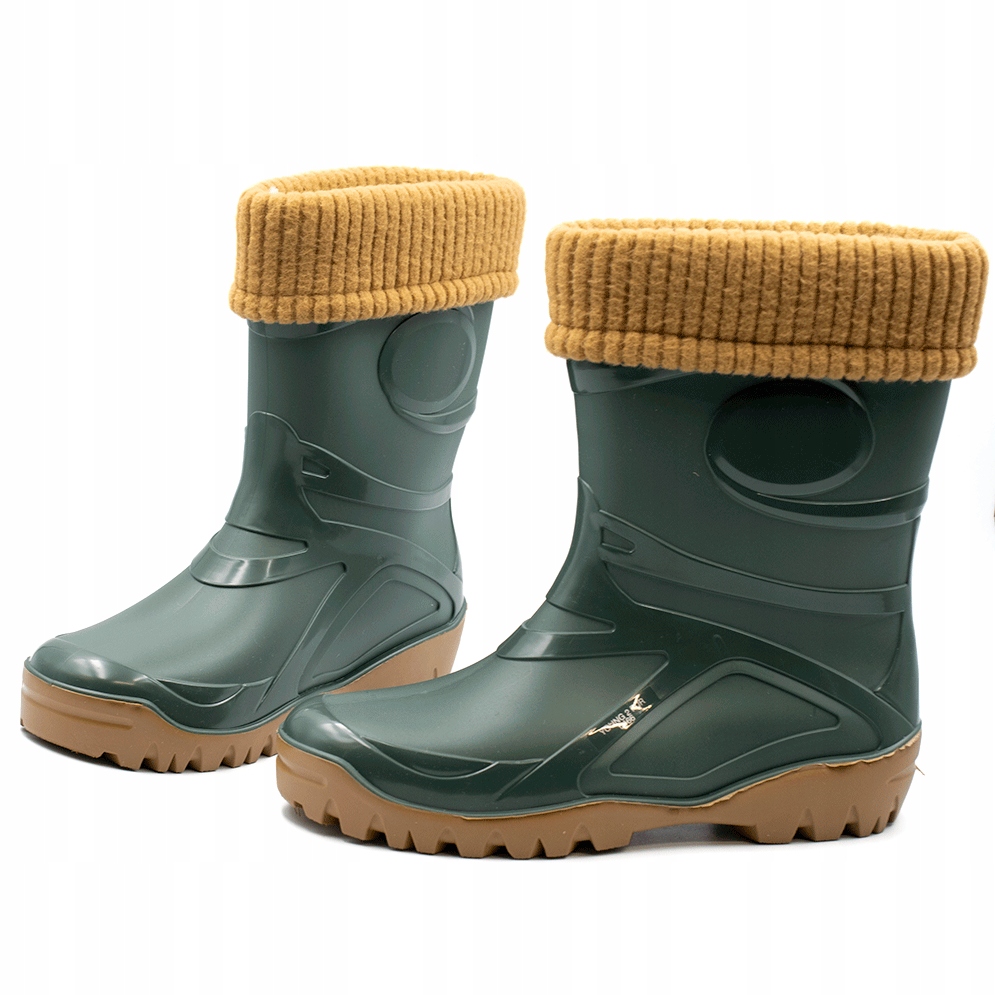 Kalosze ocieplane DAMSKIE ciepłe gumowce OCIEPLACZ wymienny gumiaki Demar Rozmiar 39