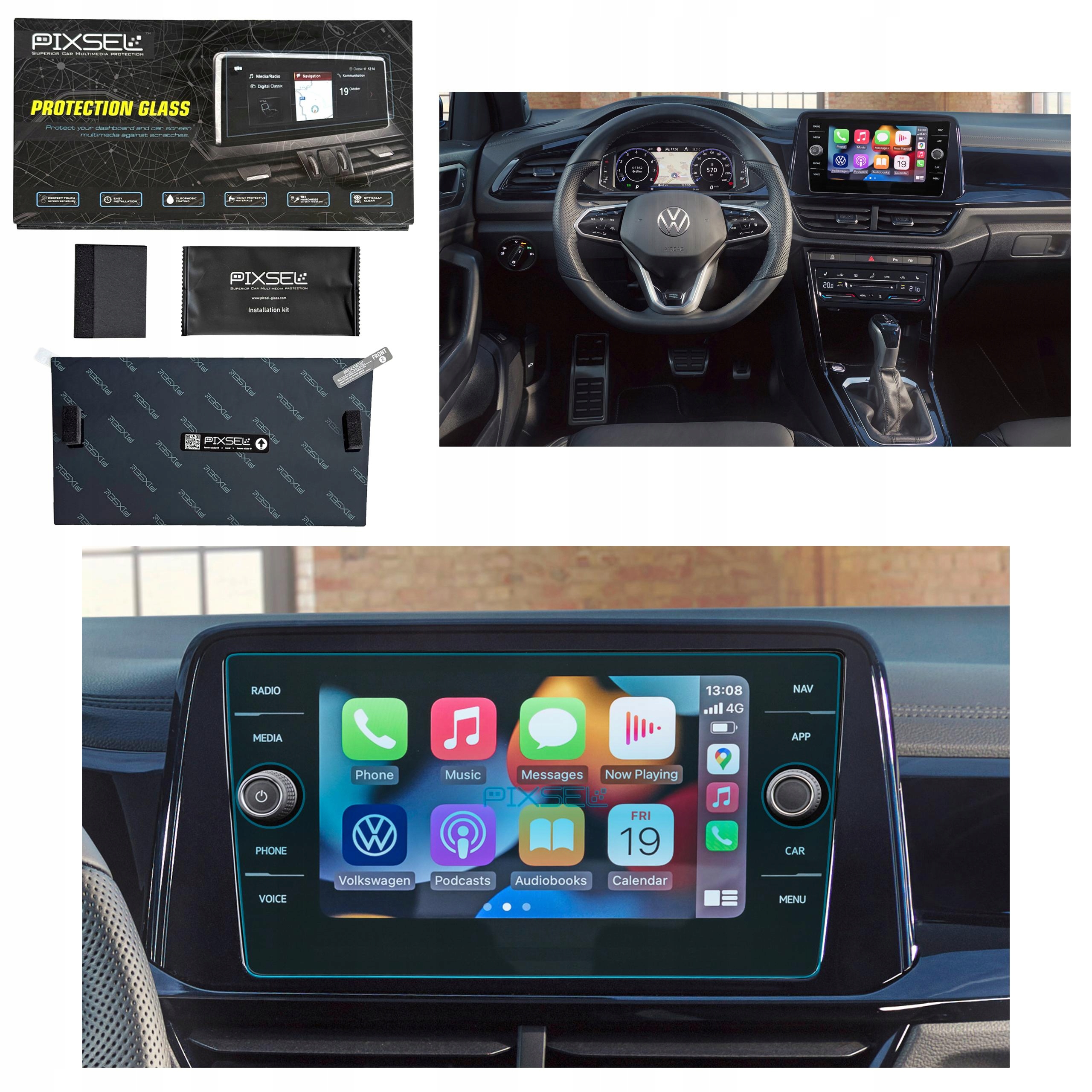 Antyodciskowe Matowe Szkło Ochronne Volkswagen T-ROC-10.9“ 2021-2022