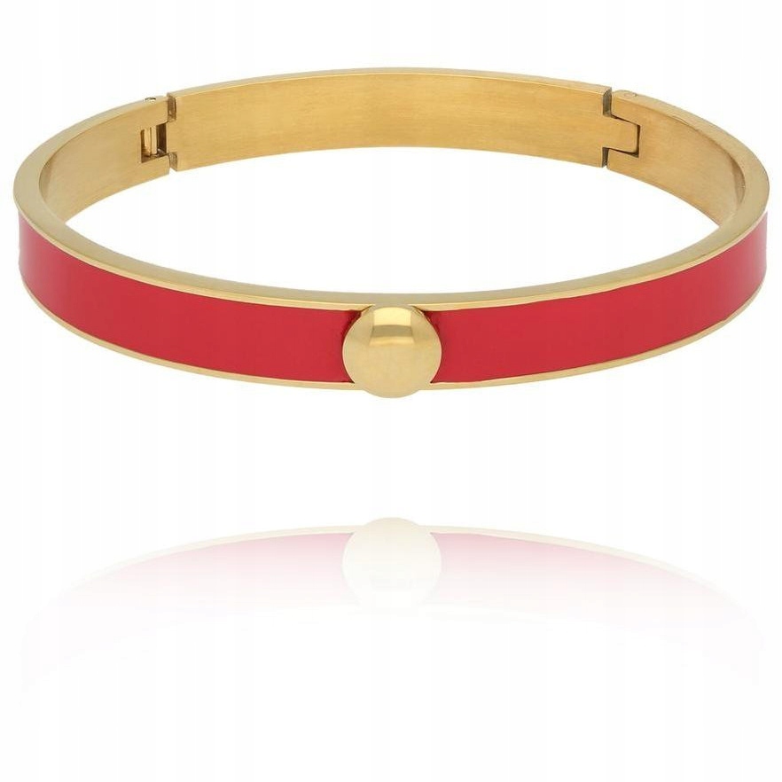Dámský červený náramek By Dziubeka