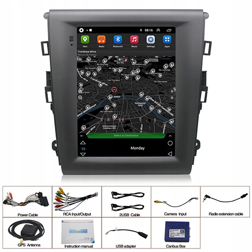 RADIO ANDROID FORD MONDEO MK5 2014-2019 SIM 6/128G EAN (GTIN) 6916363509729