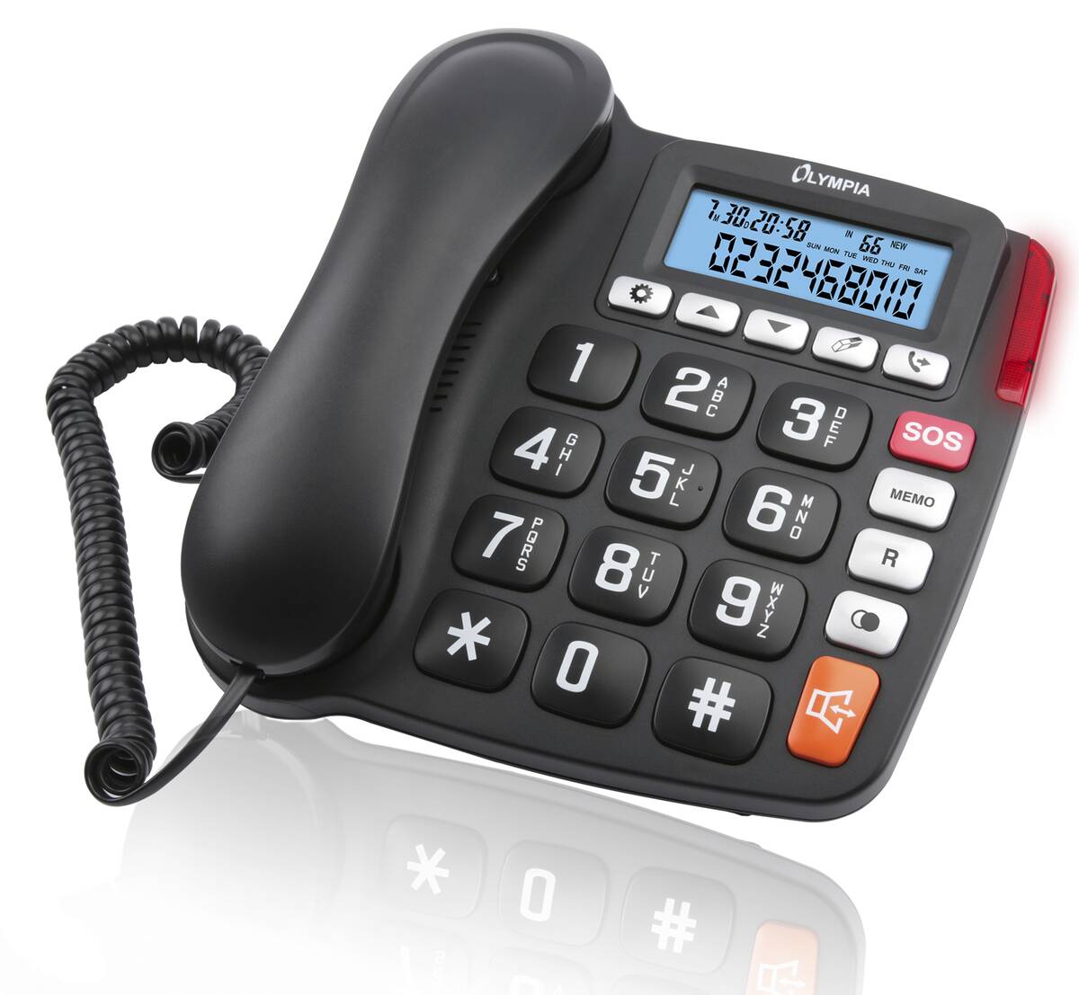 Telefon przewodowy Olympia 956646 Stan opakowania oryginalne