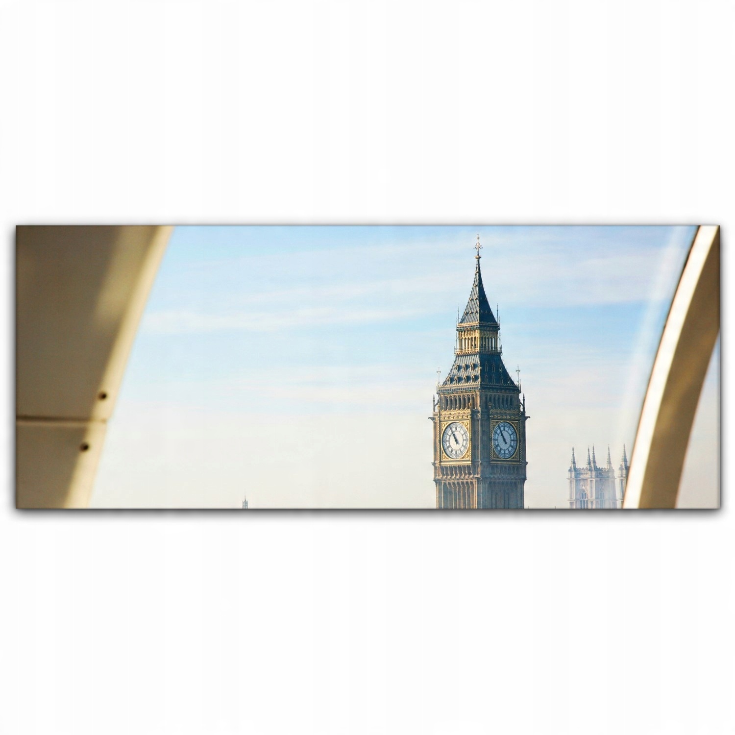 

foto-obraz na płótnie 125x50 Londyn Big Ben Zegar