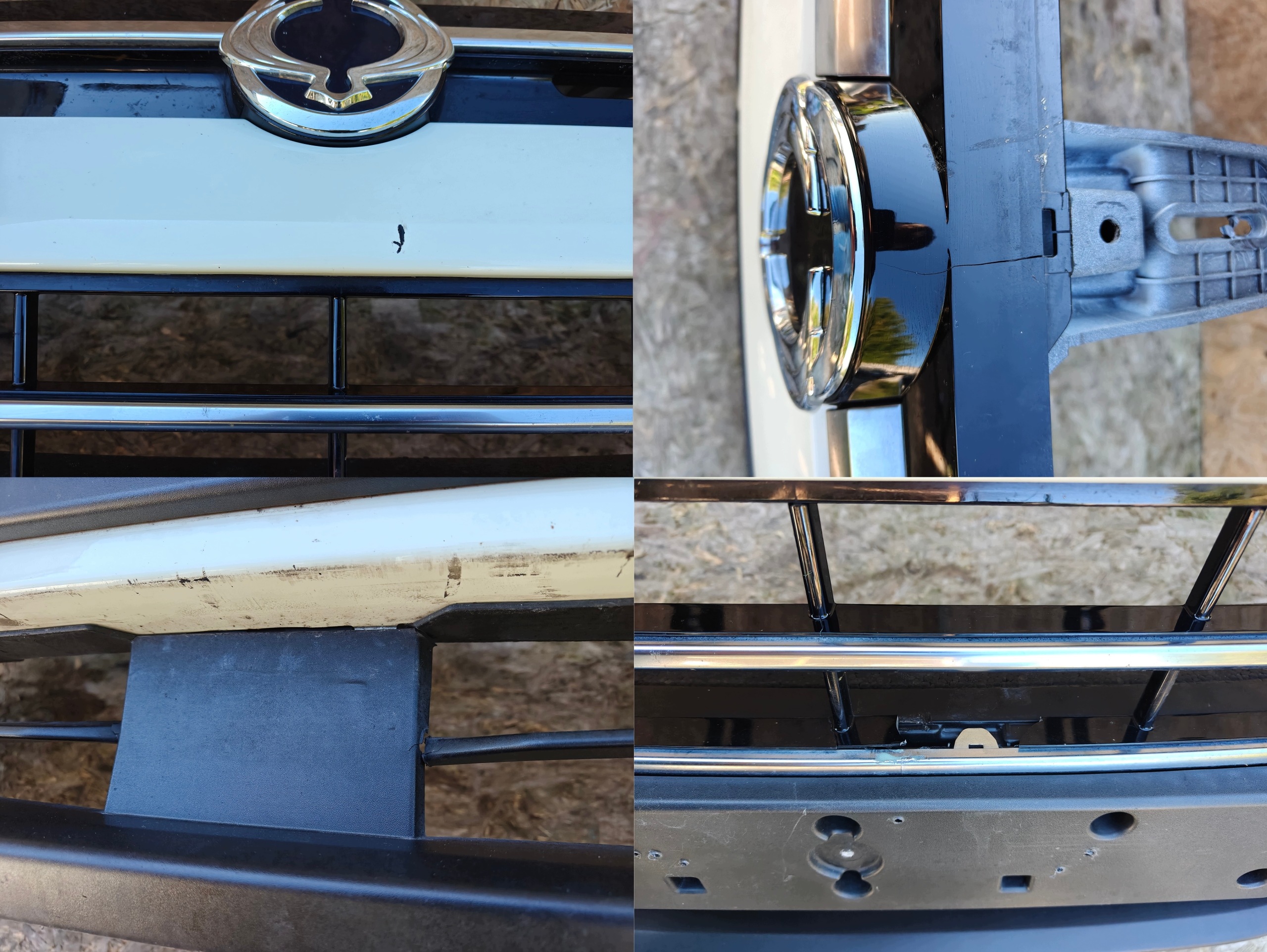 complete front SSANGYOUNG KGM KORANDO bonnet fender bumper radiators, wall