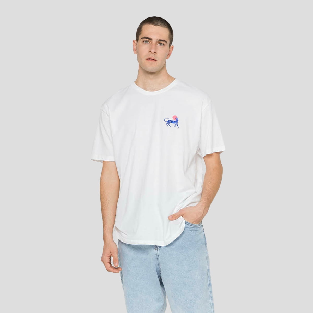 Tričko Kaotiko Washed Elements Occult Xs, Bílá, Městské