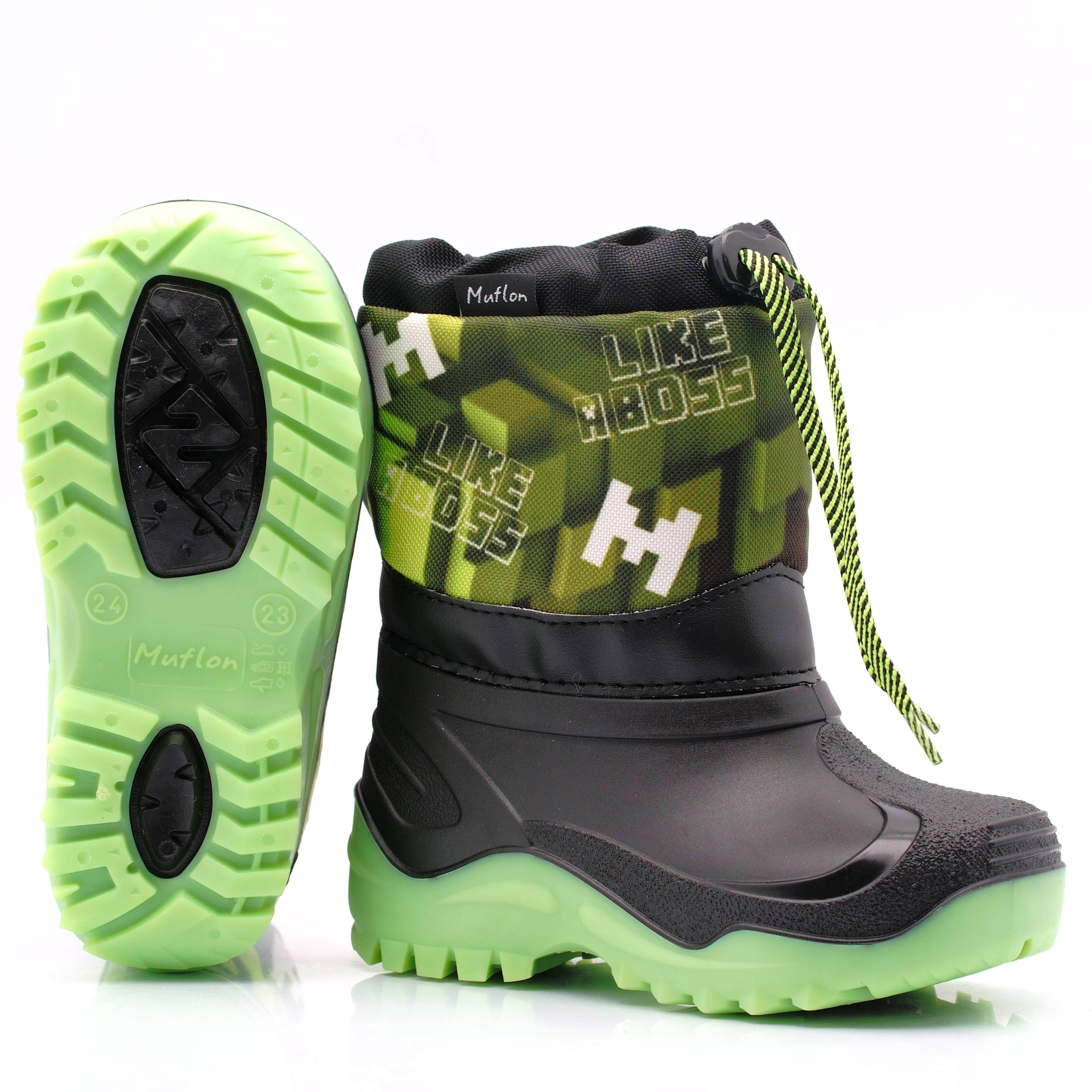 Renbut Muflon ŚNIEGOWCE BUTY DZIECIĘCE WEŁNA 21/22 Kod producenta 22-468_1675 LIKE BOSS