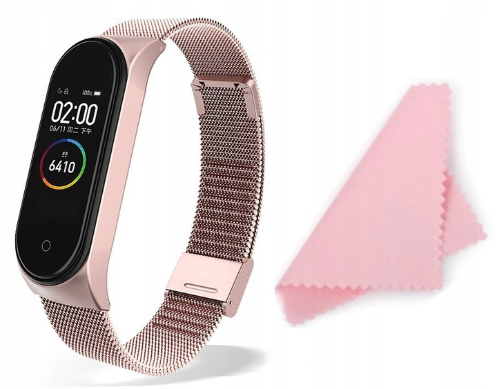 

Bransoletka Opaska do Xiaomi MI Band 6 Rose Gold