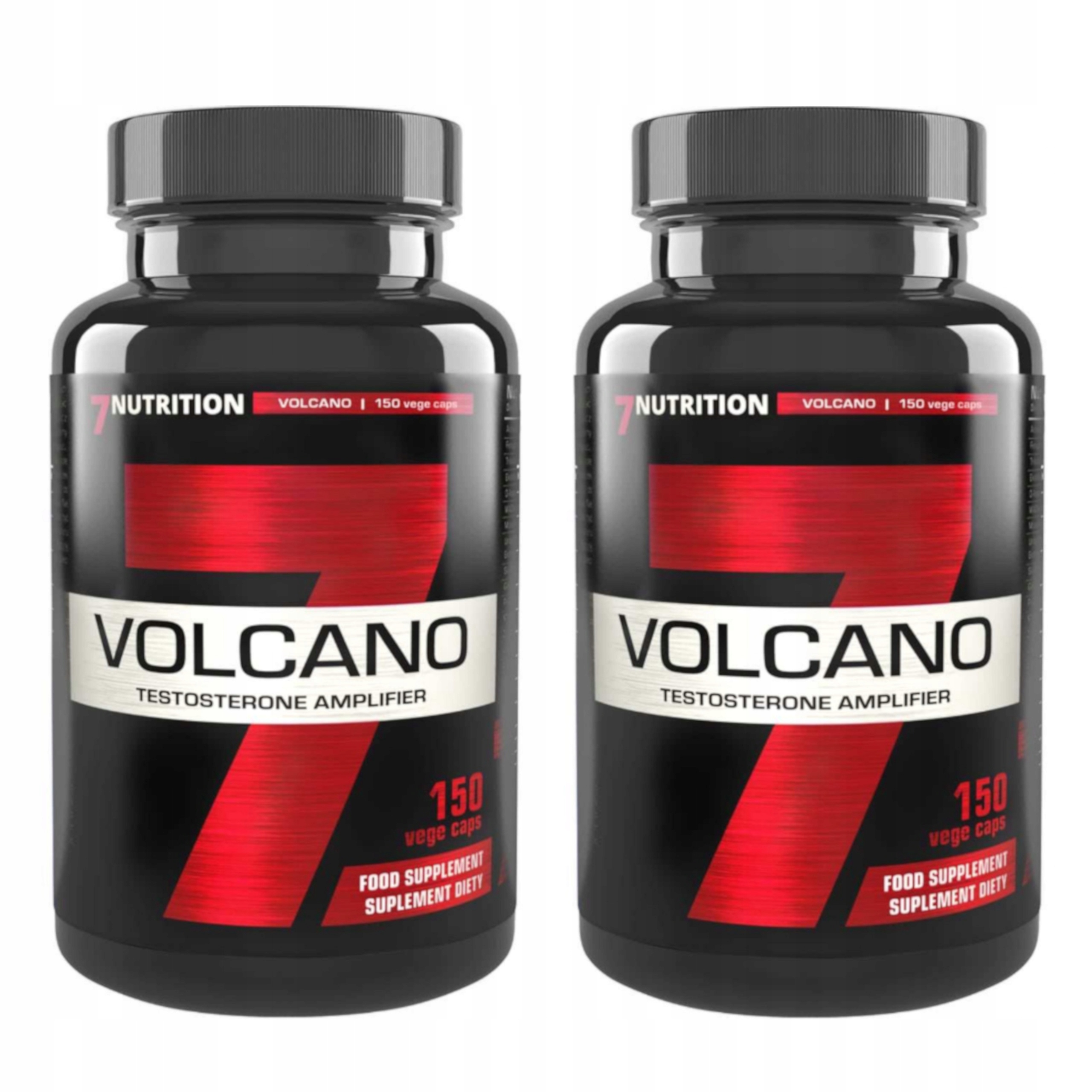 7NUTRITION Volcano 300 kapslí Testosteron Booster Daa Maca Tribulus Energia