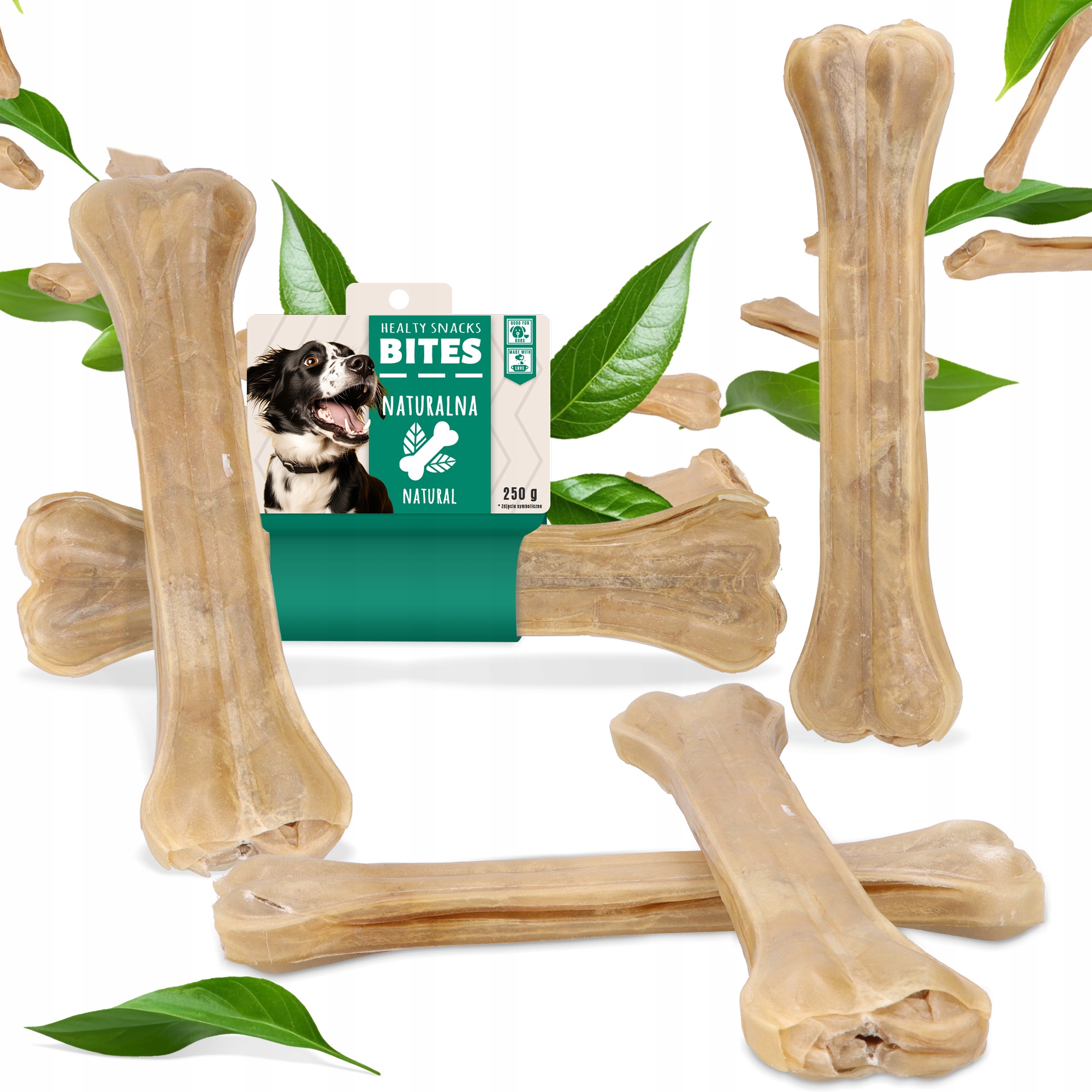 5 x Kost pro Psa Lisovaná Přírodní 26 cm Kousátko Pamlsek Hovězí Pamlsky Xq