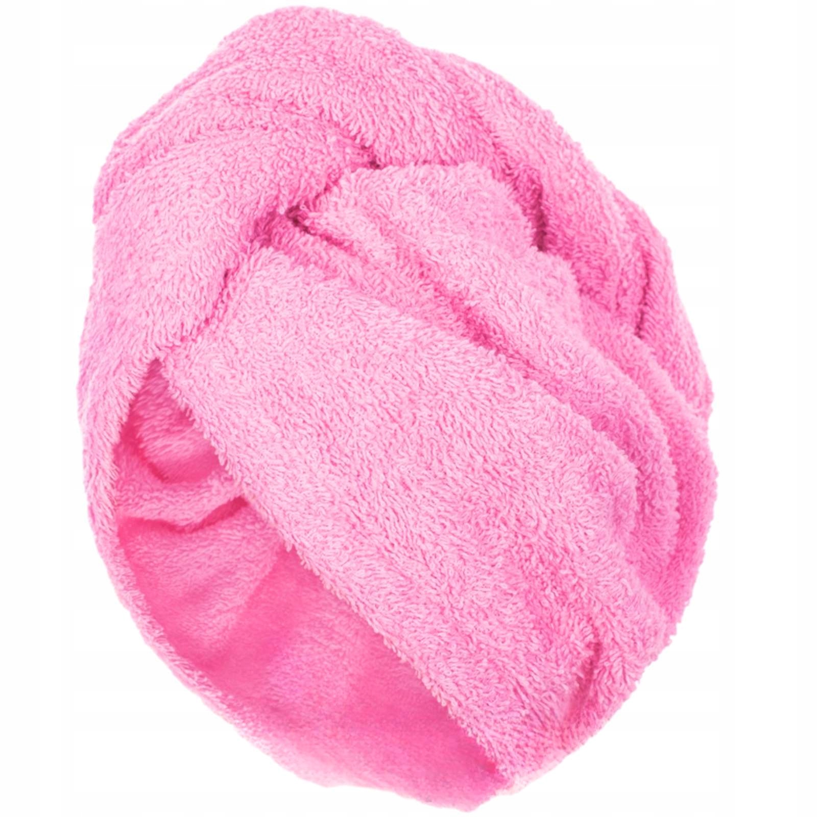 

Turban Ręcznik Różowy na Głowę Włosy Mikrofibra