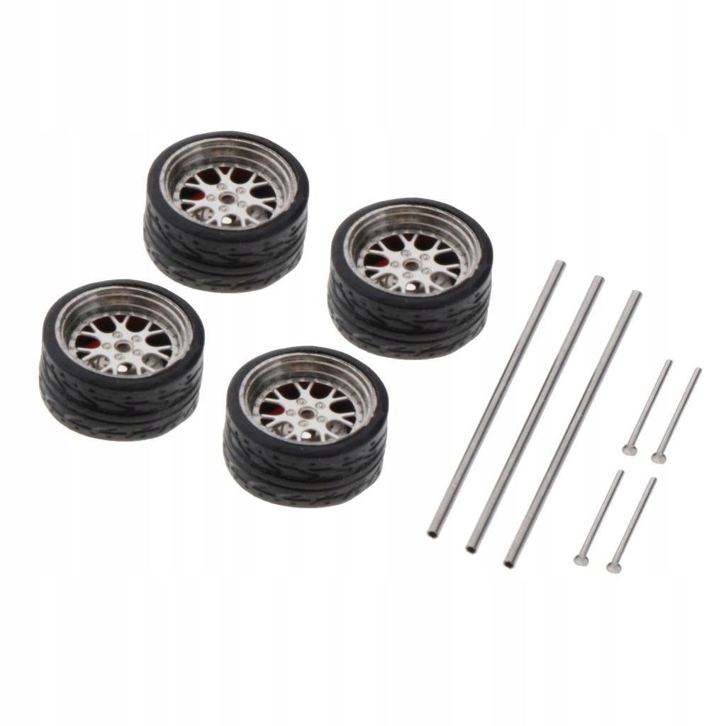 Gumowe zmodyfikowane koła pojazdu w skali 1/64 5 s Materiał guma