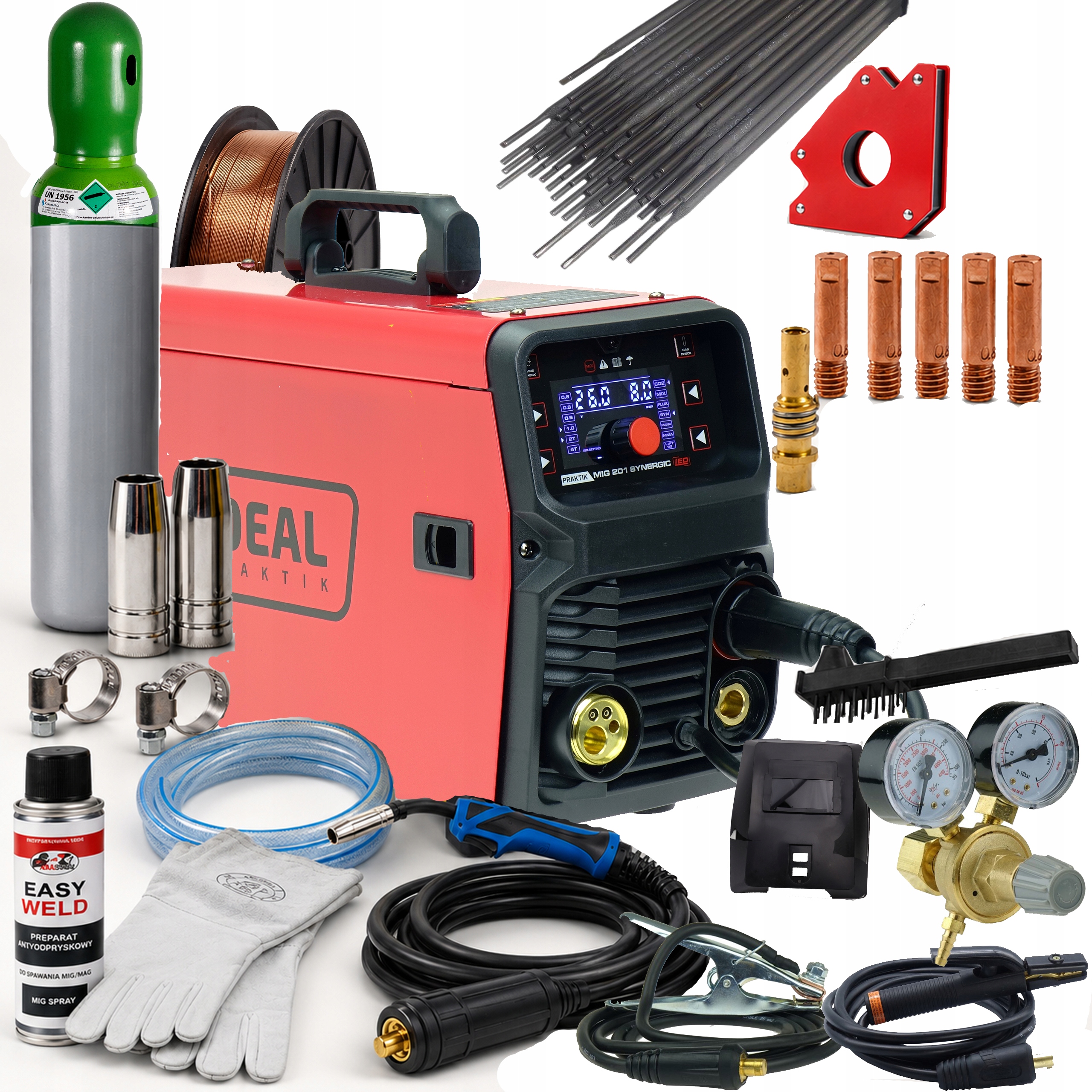 Spawarka Migomat Mig/mma/tig Euro Praktik Mig 201 Synergia Igbt Ideal 3