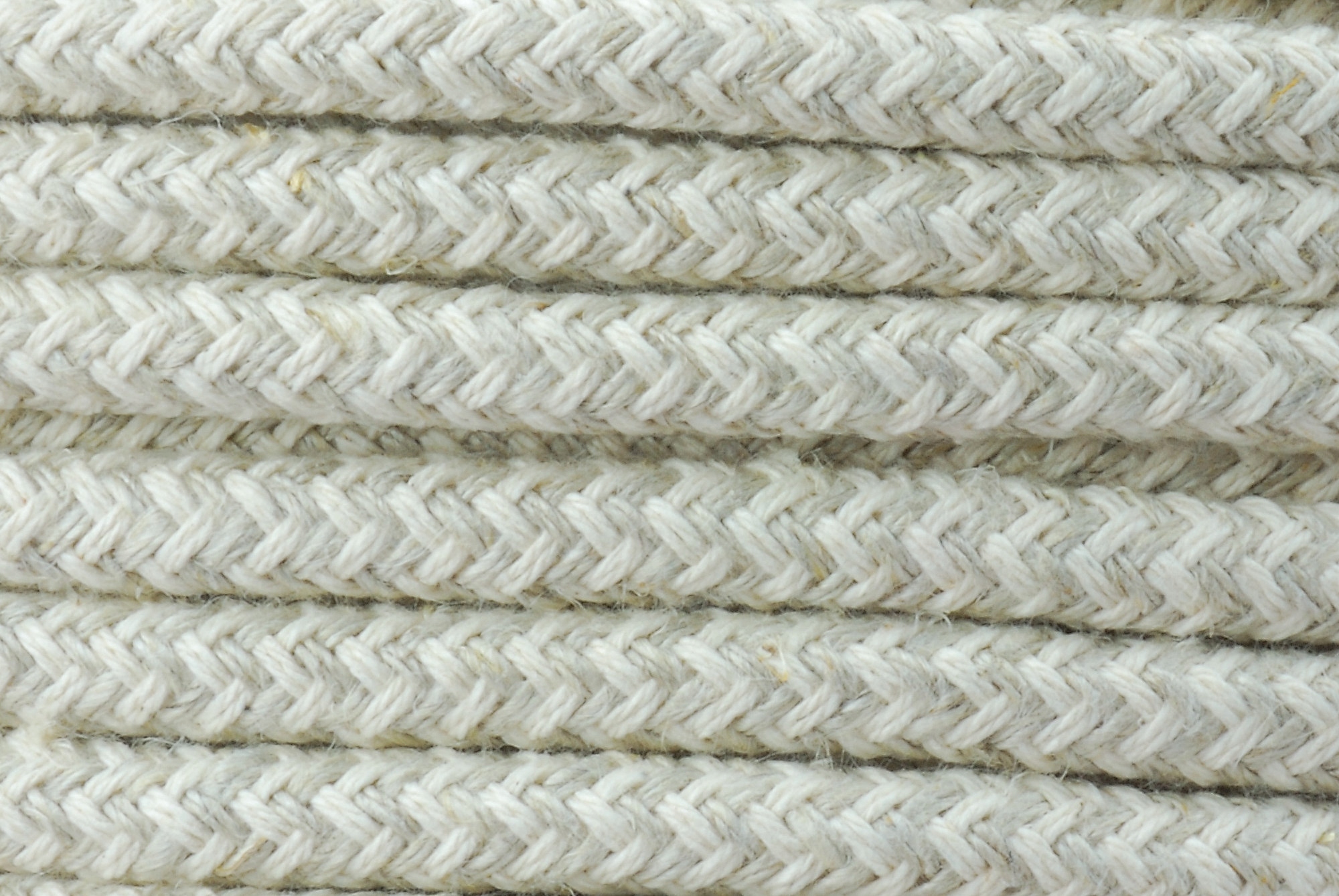 

przewód w naturalnym oplocie len bawełna pająk