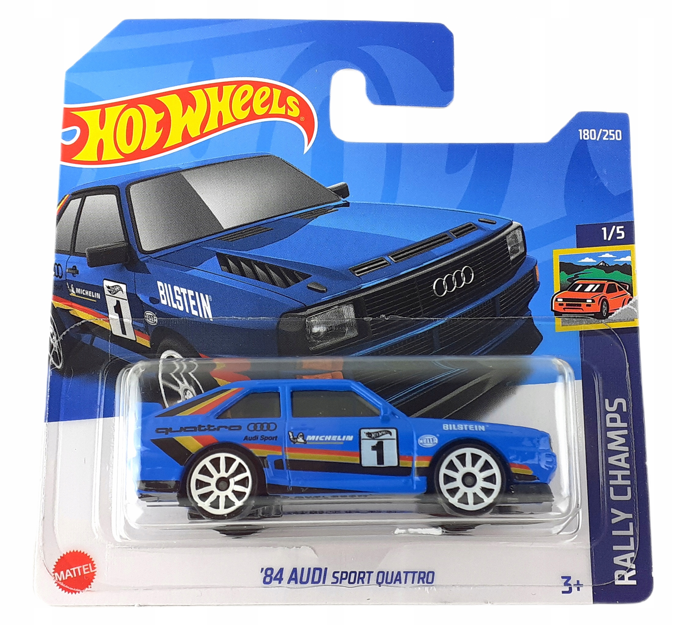 

Hot Wheels Model '84 Audi Sport Quattro 1/5