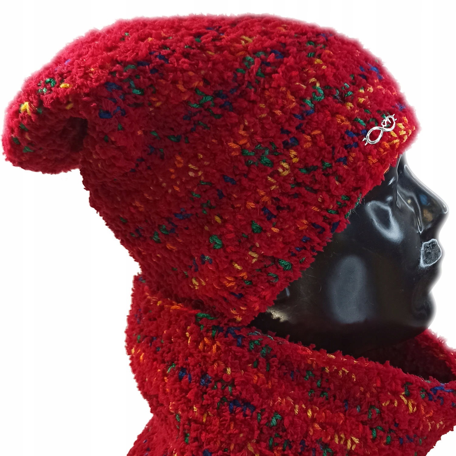 čepice Rosso Soft šmoulinka handmade R 55-57