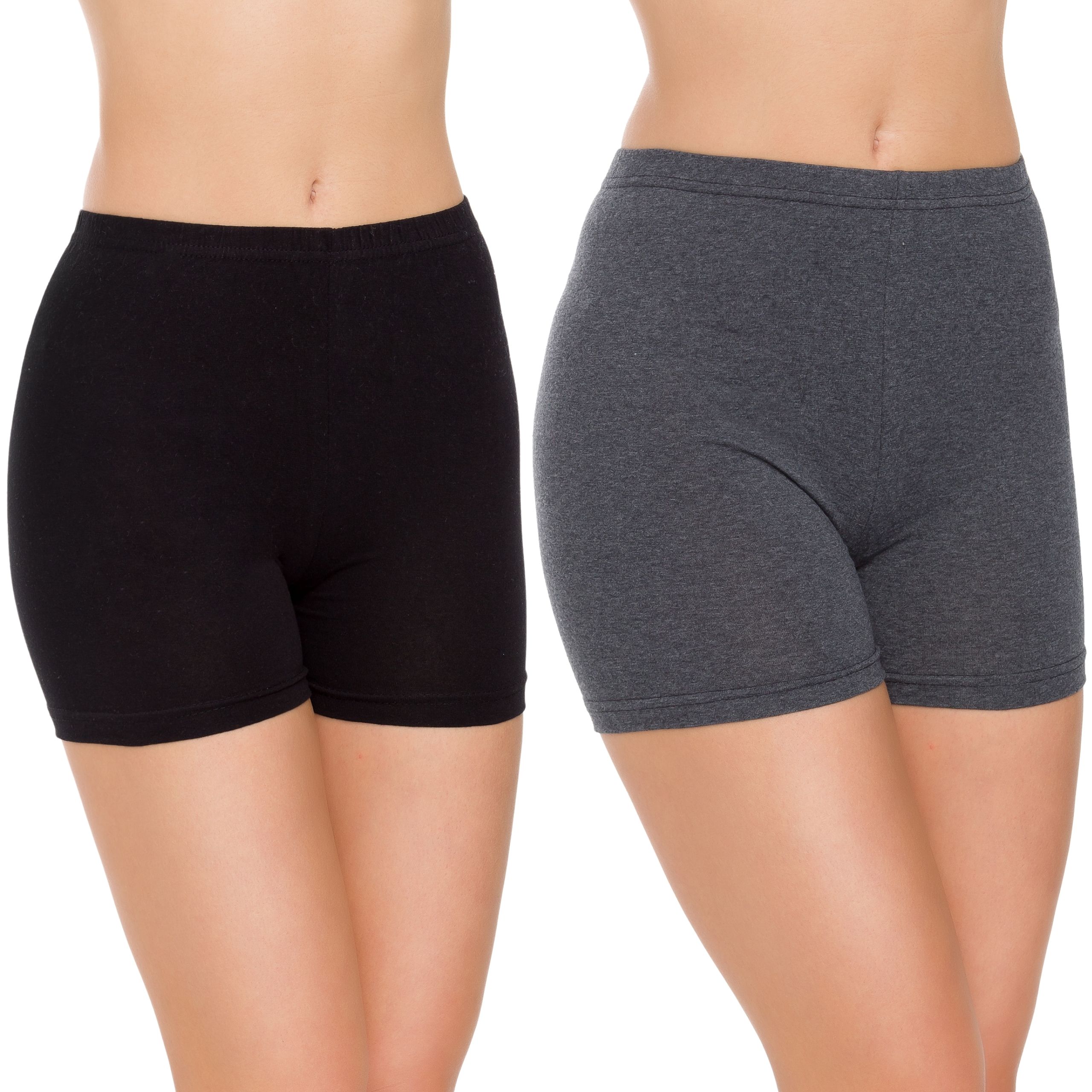 

Dwupak Damskich Bawełnianych Szortów Legginsy S