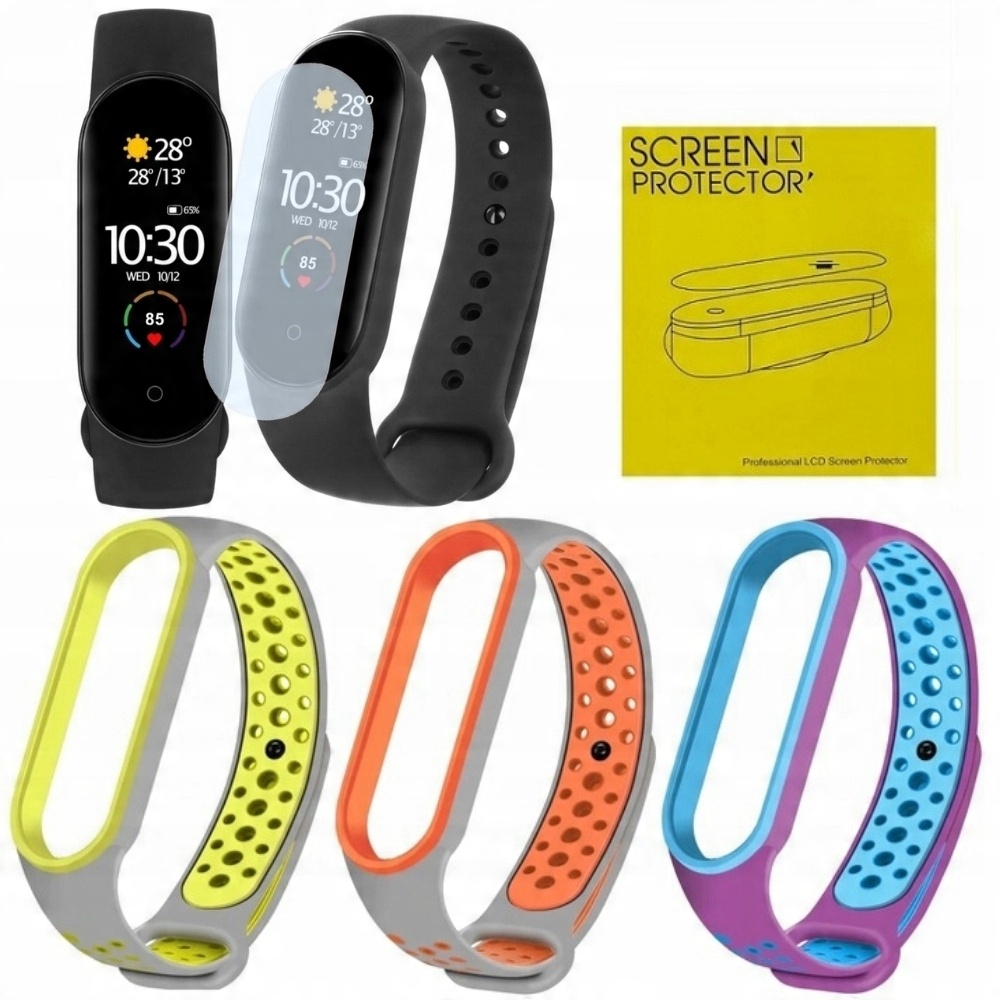 

Xiaomi Mi Band 5 Folia 3 Kolorowe Paski