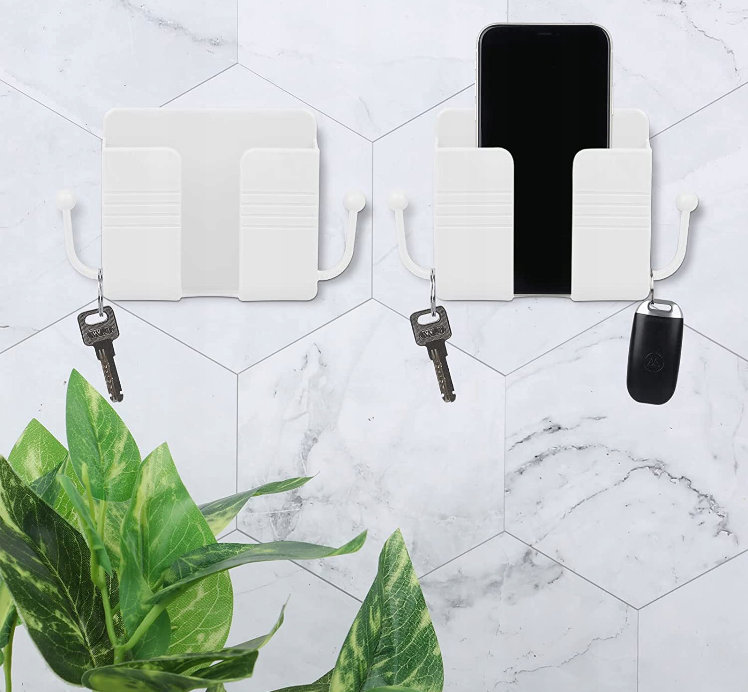 UCHWYT DO ŁADOWANIA TELEFONU WISZĄCY BIAŁY Kolor biały