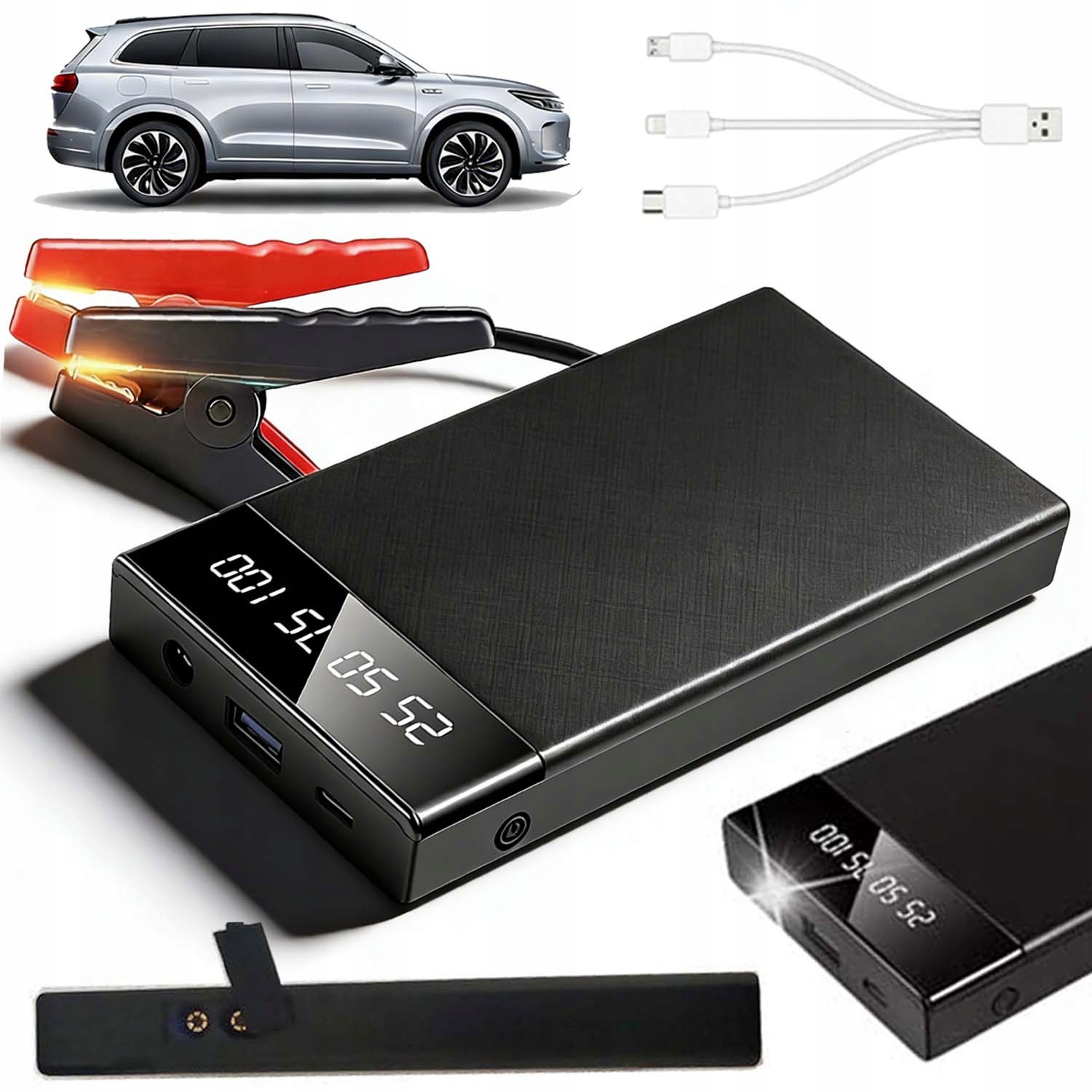 Automobilové Startovací Zařízení Powerbanka 10000MAH Jump Starter Výkonný 12V