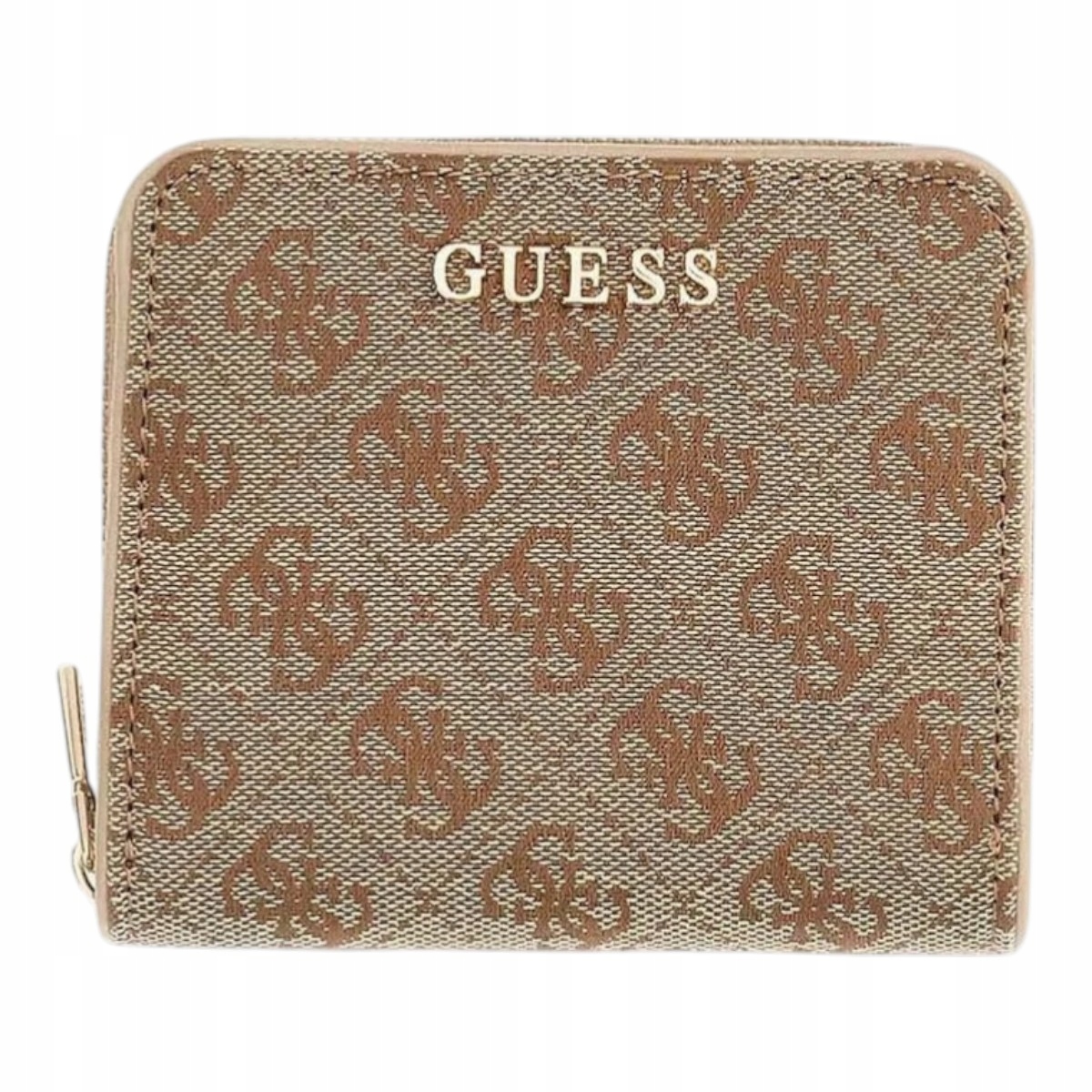 Guess Jessa Slg Small Zip Hnědá/latte