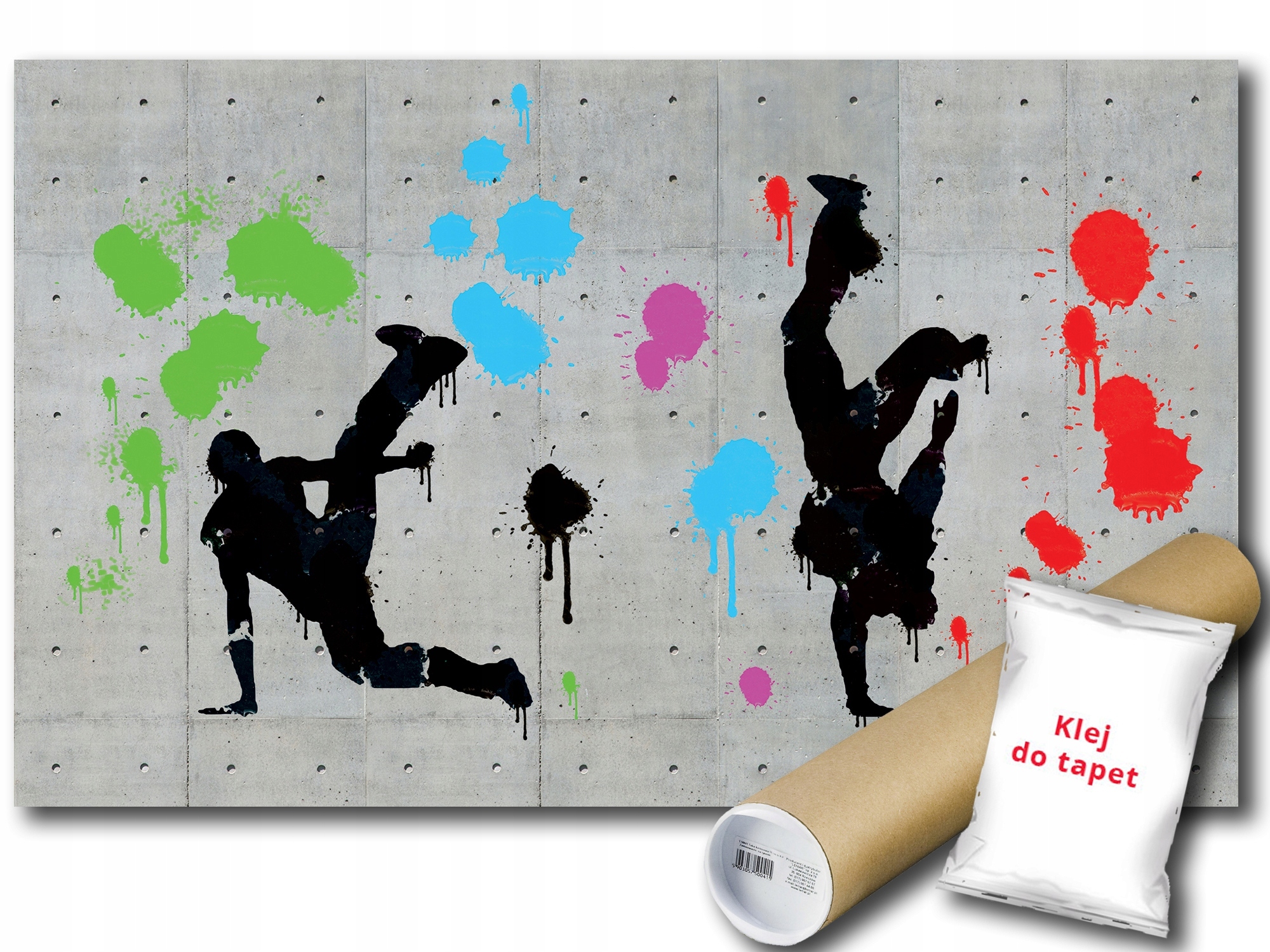 Vinylová Fototapeta Street Art Graffiti Mural Tanec Sport Beton 208x146