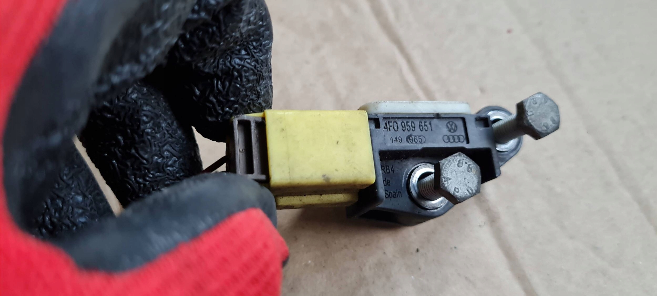 A6 C6 LIFT Capteur SENSOR de choc UDERZENIOWY Prise 4F0959651