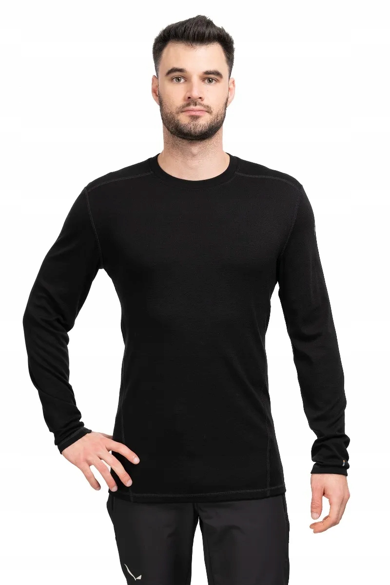 Smartwool Classic Thermal Merino Base Layer Crew-Black xl