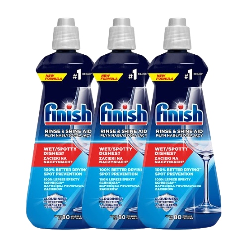 

Płyn nabłyszczający do zmywarek Finish Rinse&Shine
