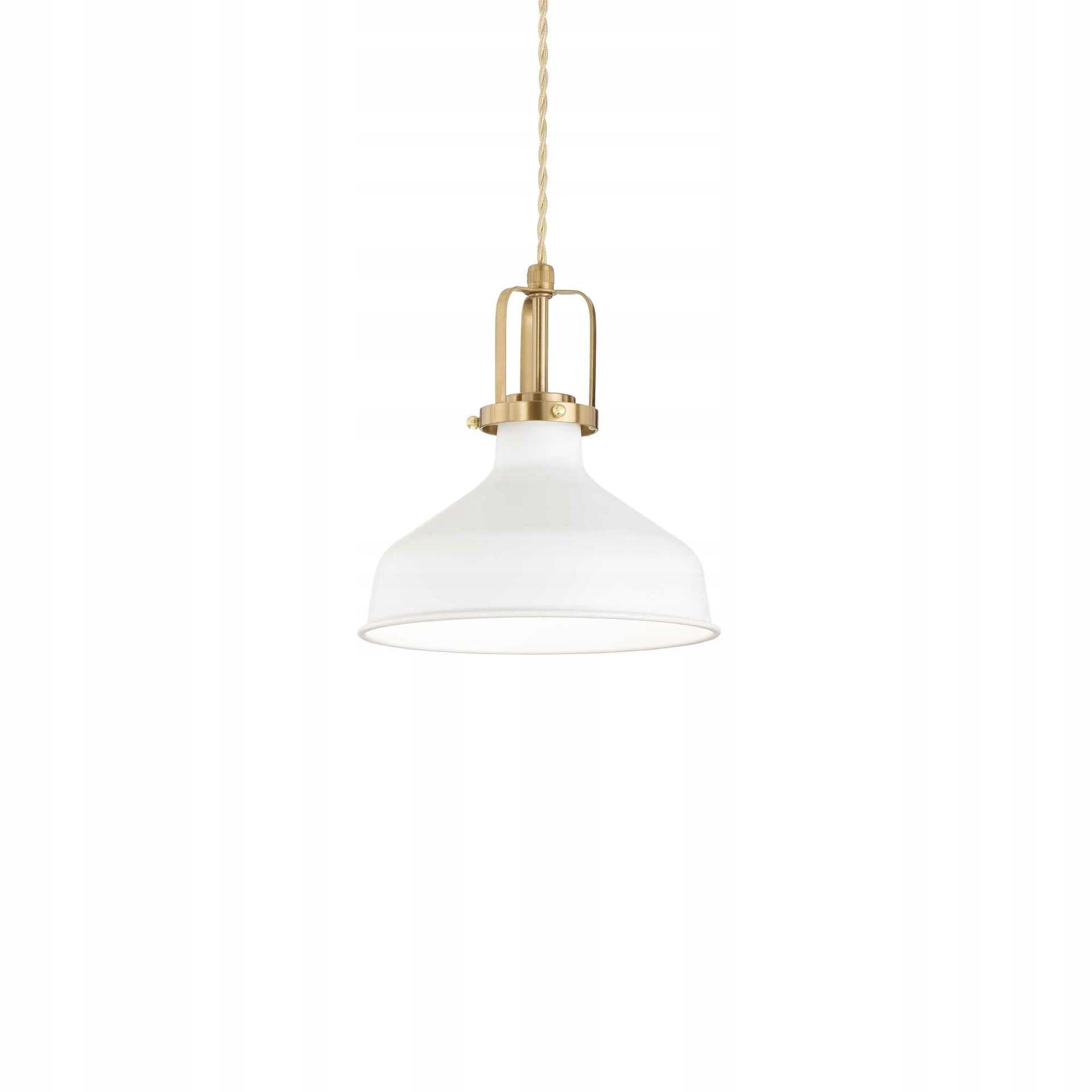 Závěsné svítidlo Ideal Lux Eris-1 SP1 E27 60W bílá/zlatá 21cm