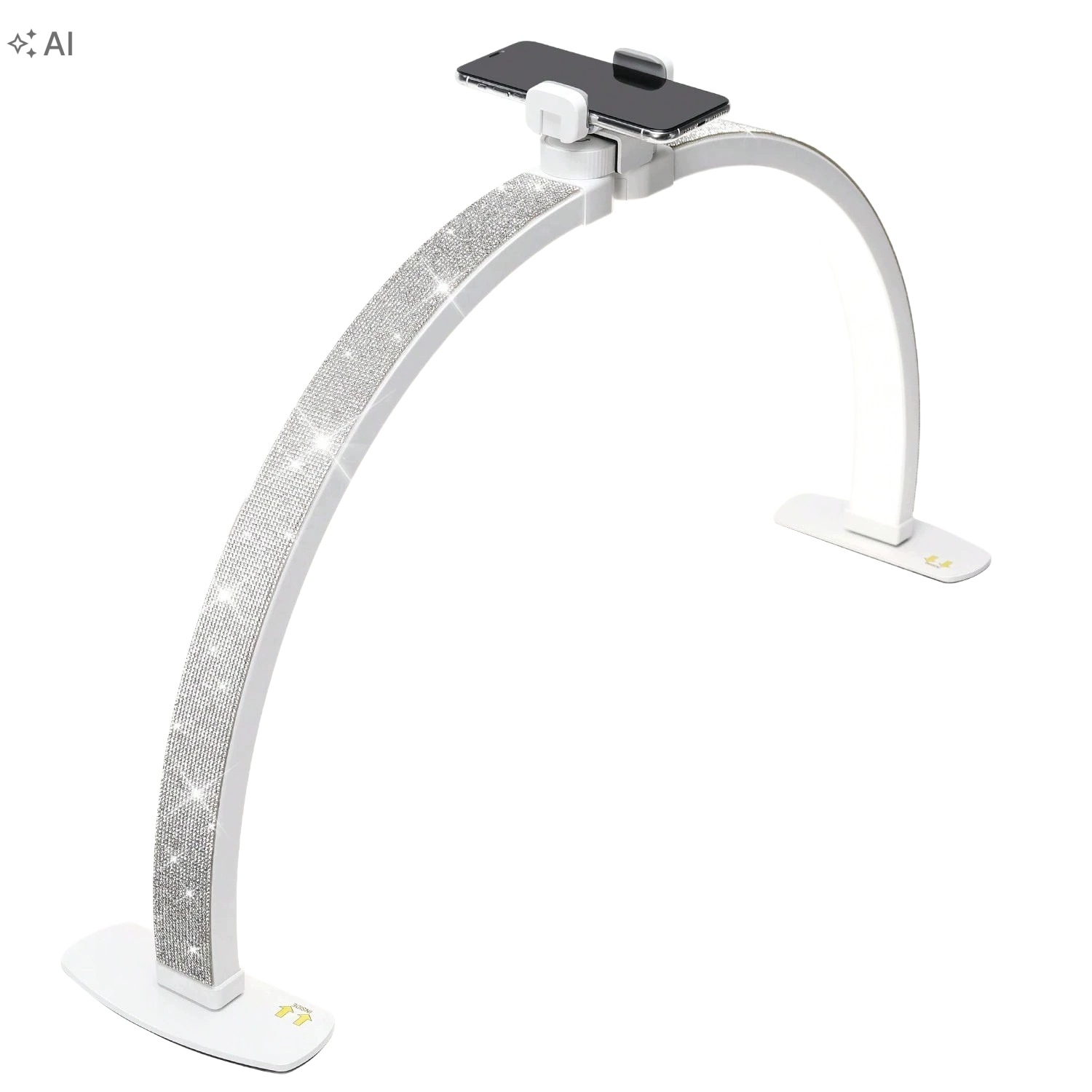 Shein Lampa Na Nehty Ve Tvaru Půlměsíce, Stříbrná, 1 Pól