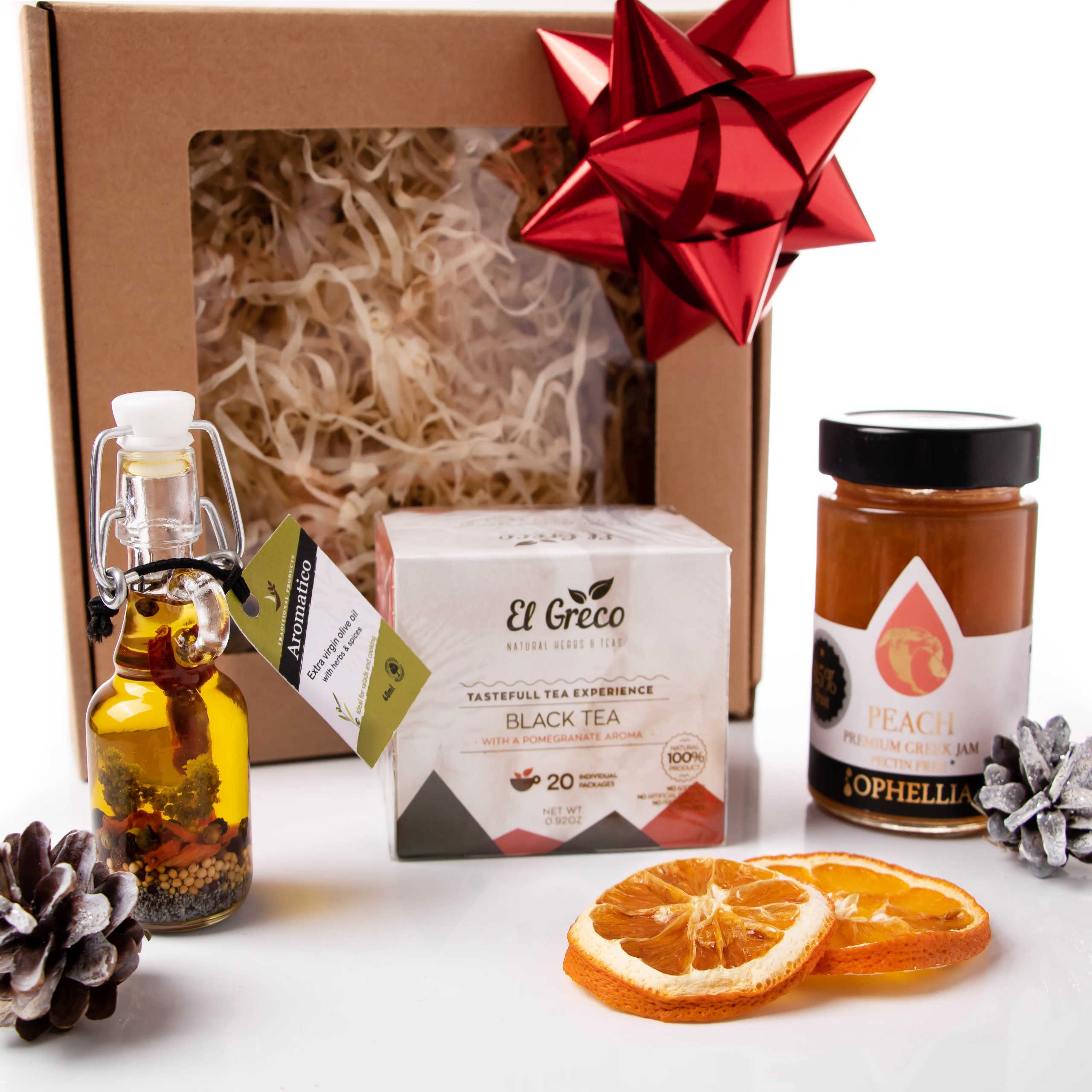 Levně Produkty z Řecka jako Dárek ke Dni babiček, máme dárkový koš