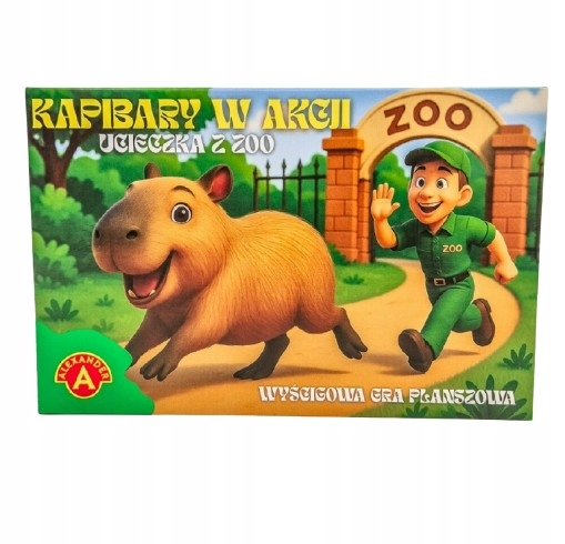 Gra planszowa Kapibary w akcji – Ucieczka z zoo Alexander