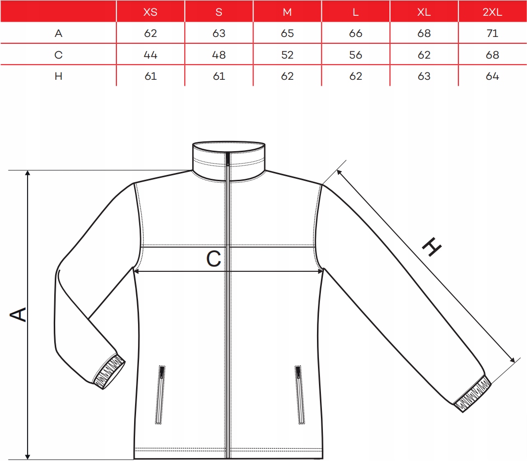 MALFINI RIMECK JACKET 504 WYGODNY MIĘKKI polar damski CIEPŁA bluza XS Rozmiar XS