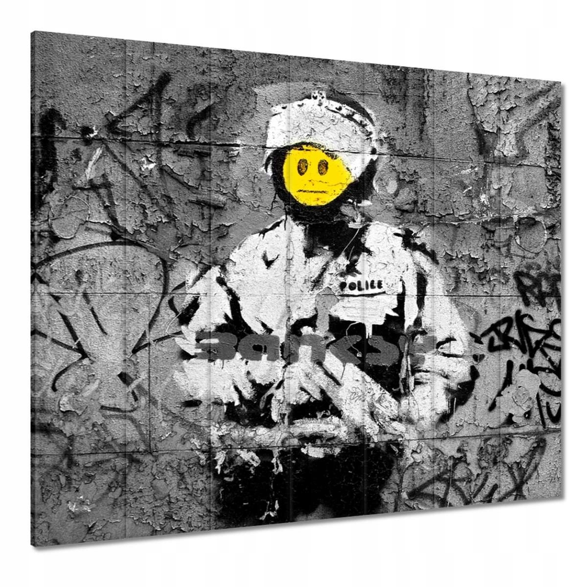 Obrazy 210x195 Banksy Buźka
