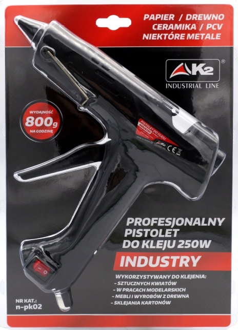 Pistolet do kleju 11 mm 250W K-2