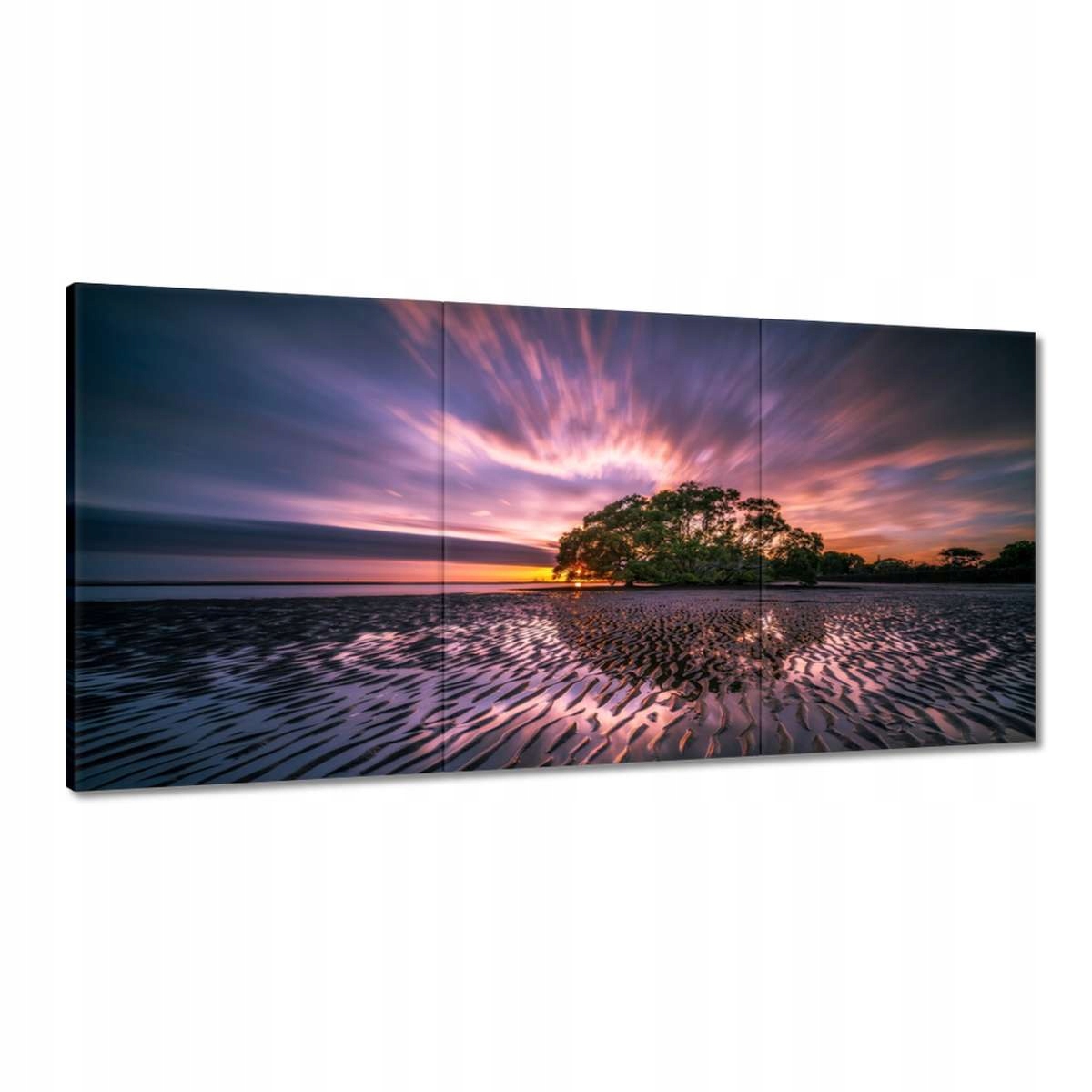 Obrazy 120x60 Krásná fialová krajina