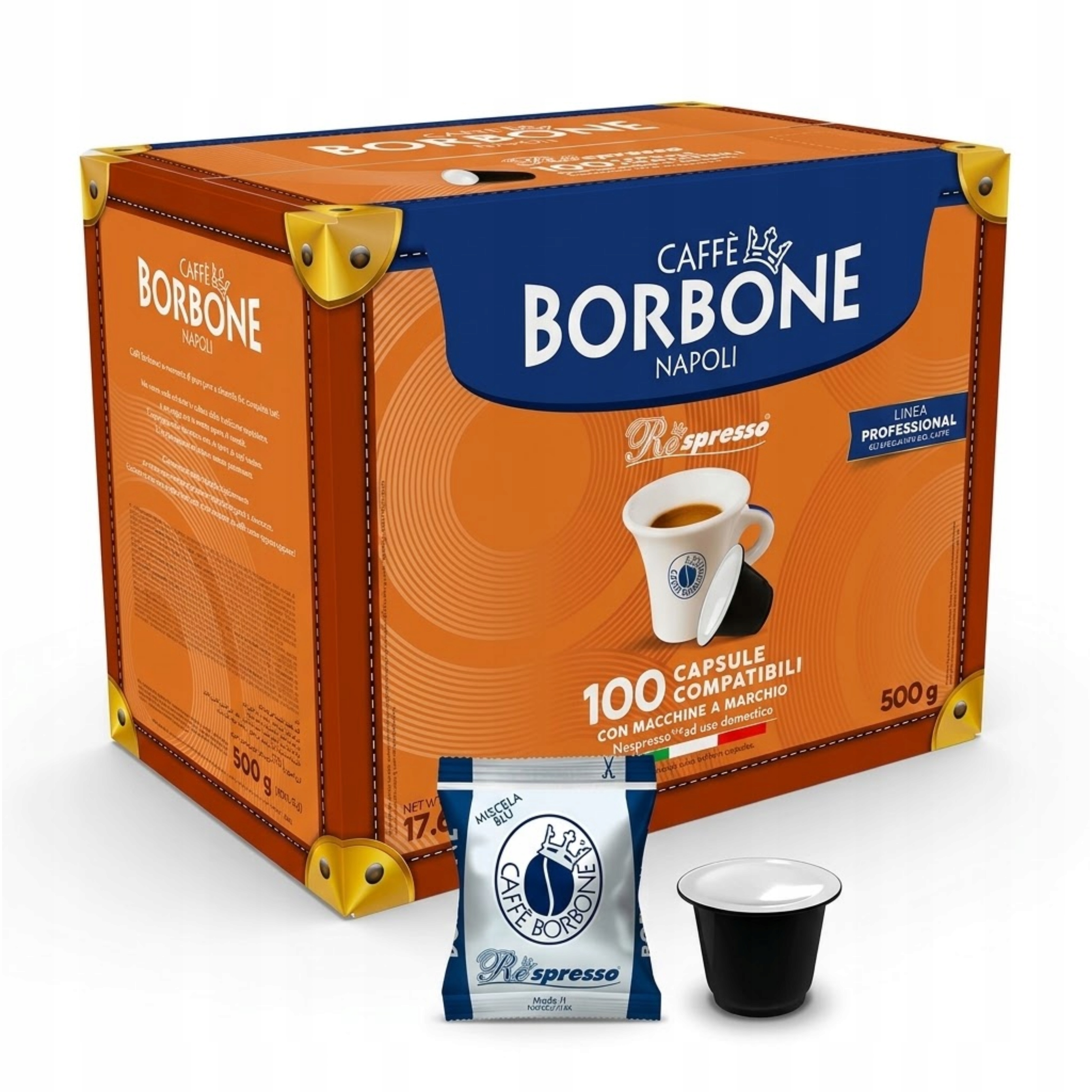 Borbone Blue Blend Nespresso kapsle 100 ks Silné Espresso Respresso