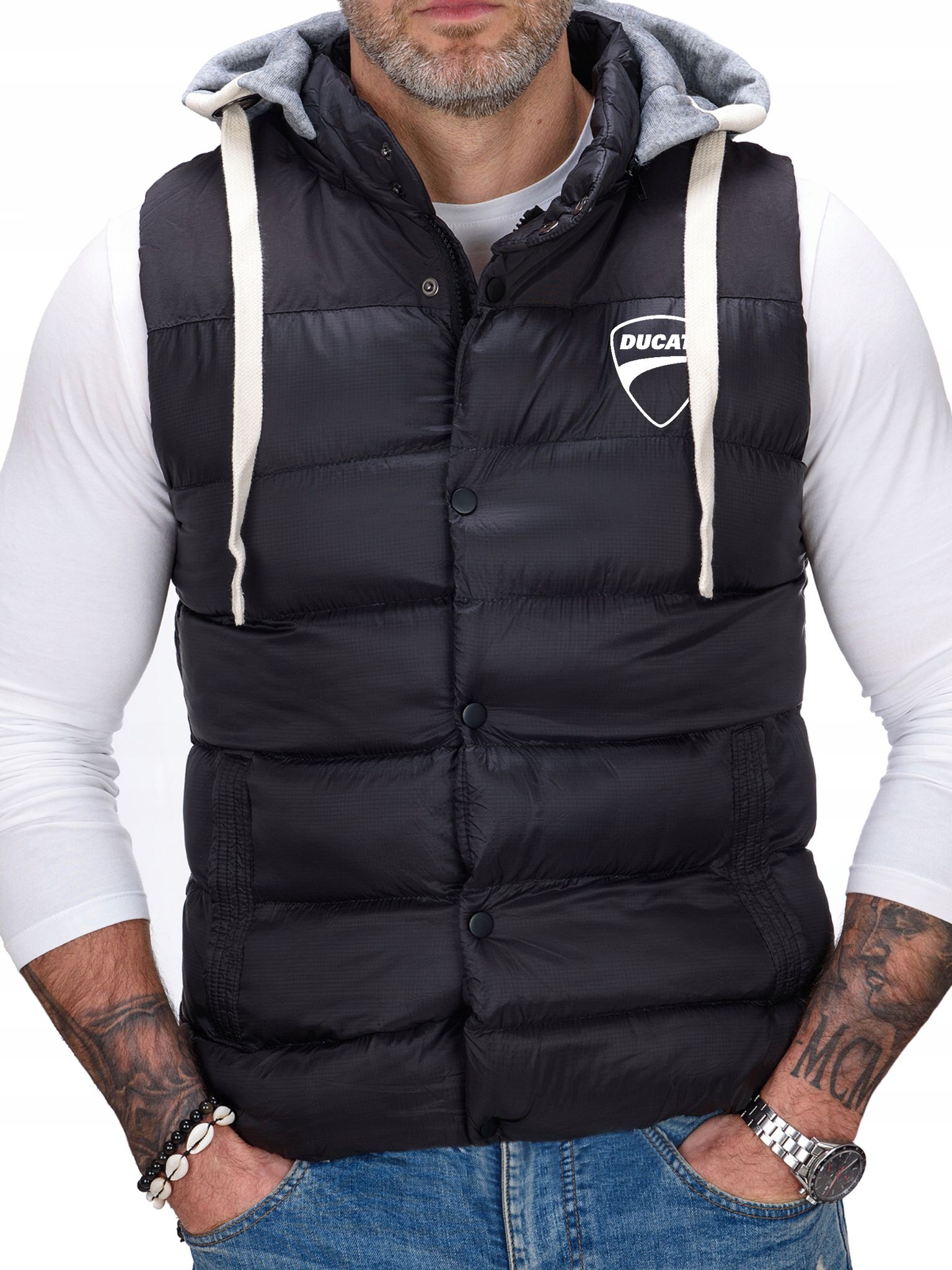 Pánská Vesta S Rukávy Ducati Vest Bunda Bez Rukávů M