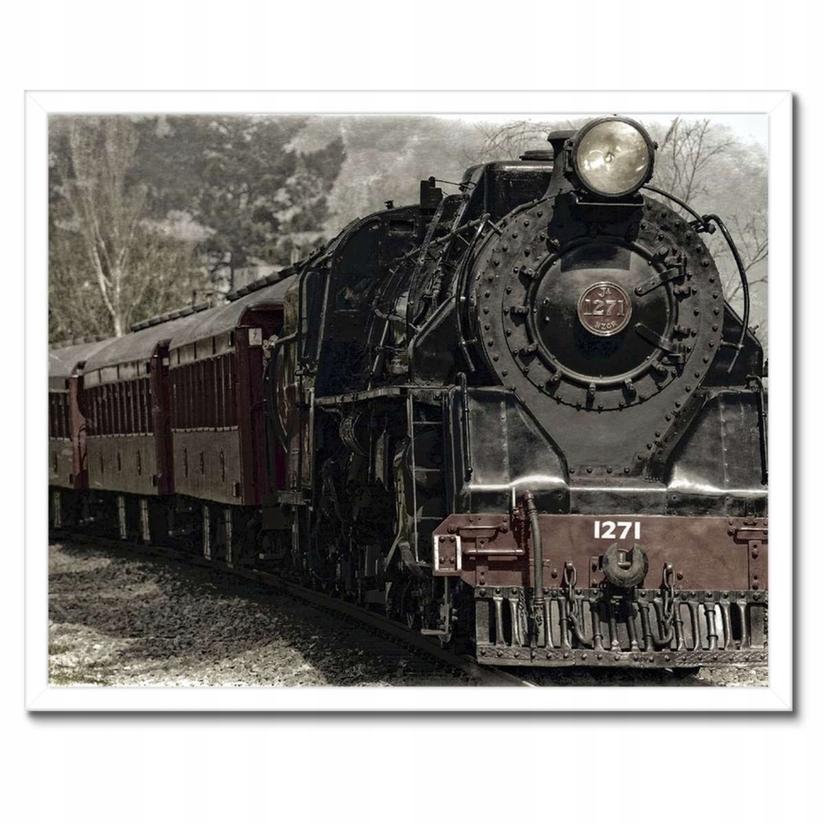 Plakáty v rámu 50x40 Vlak Lokomotiva