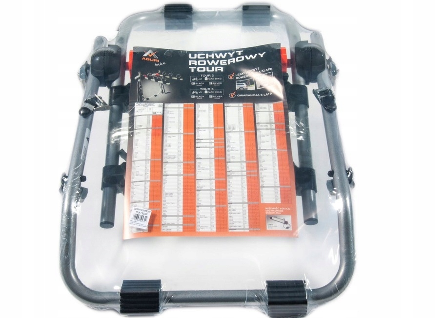 Bagażnik rowerowy na klapę Aguri Tour 2 Producent Aguri