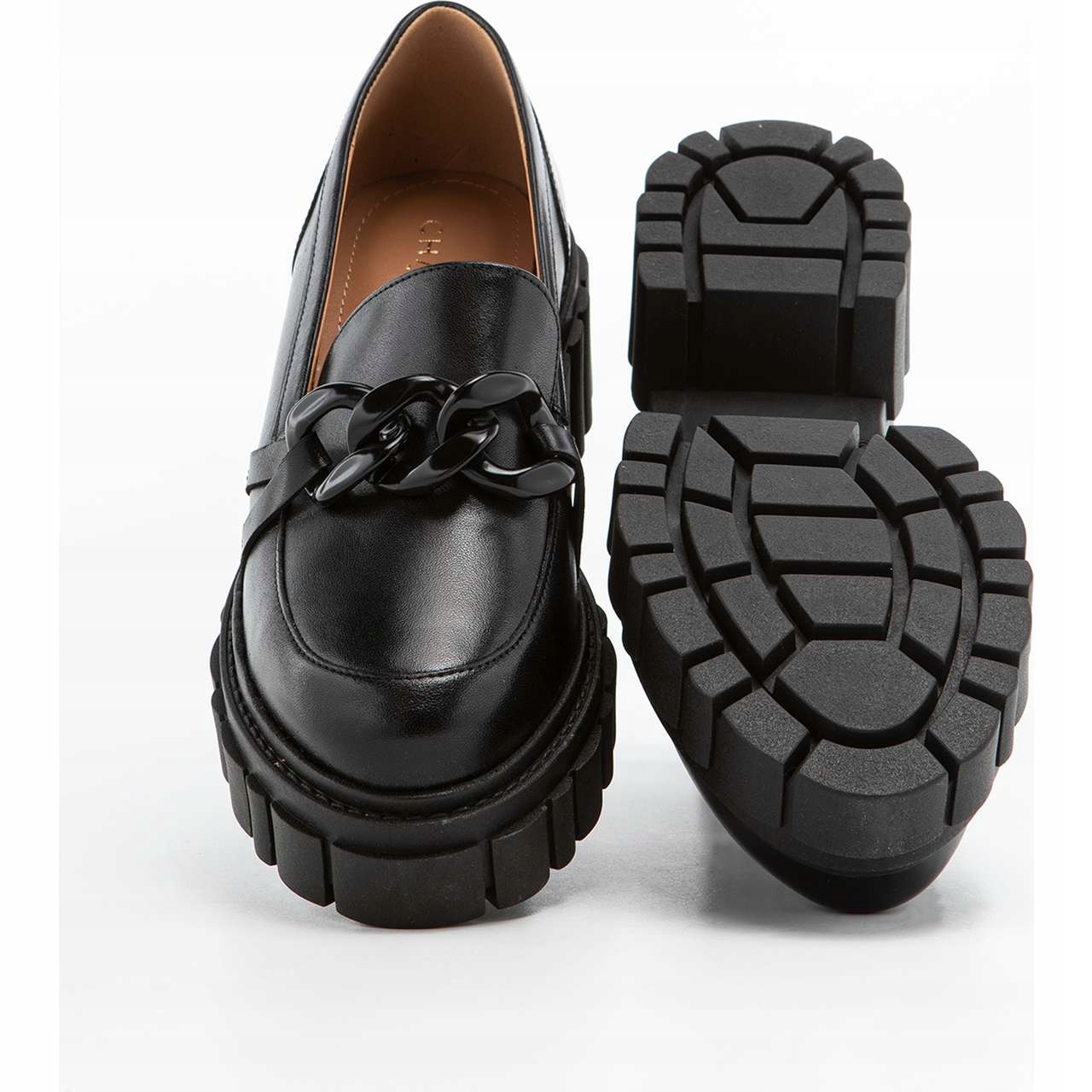 LORDSY LOAFERSY DAMSKIE CHARLES FOOTWEAR 39 Model Saline Loafer Black