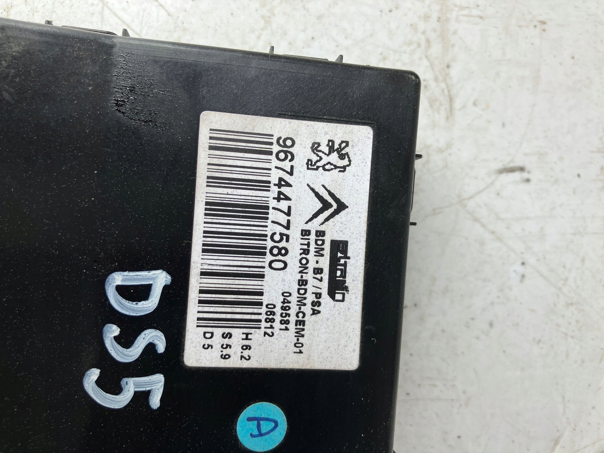 modul Bedienteil SITZ CITROEN DS5 9674477580