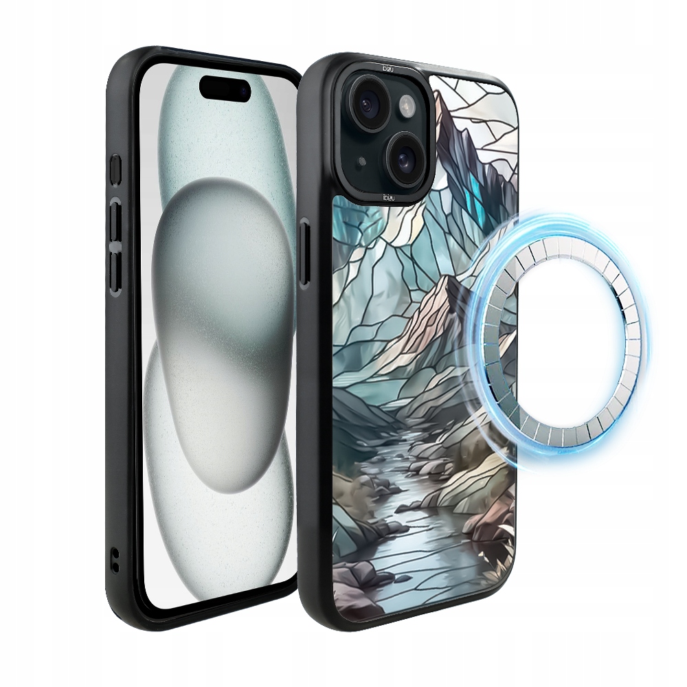 Pouzdro pro iPhone 15 Ibizu DropGuard Matt s MagSafe, Horský Potok