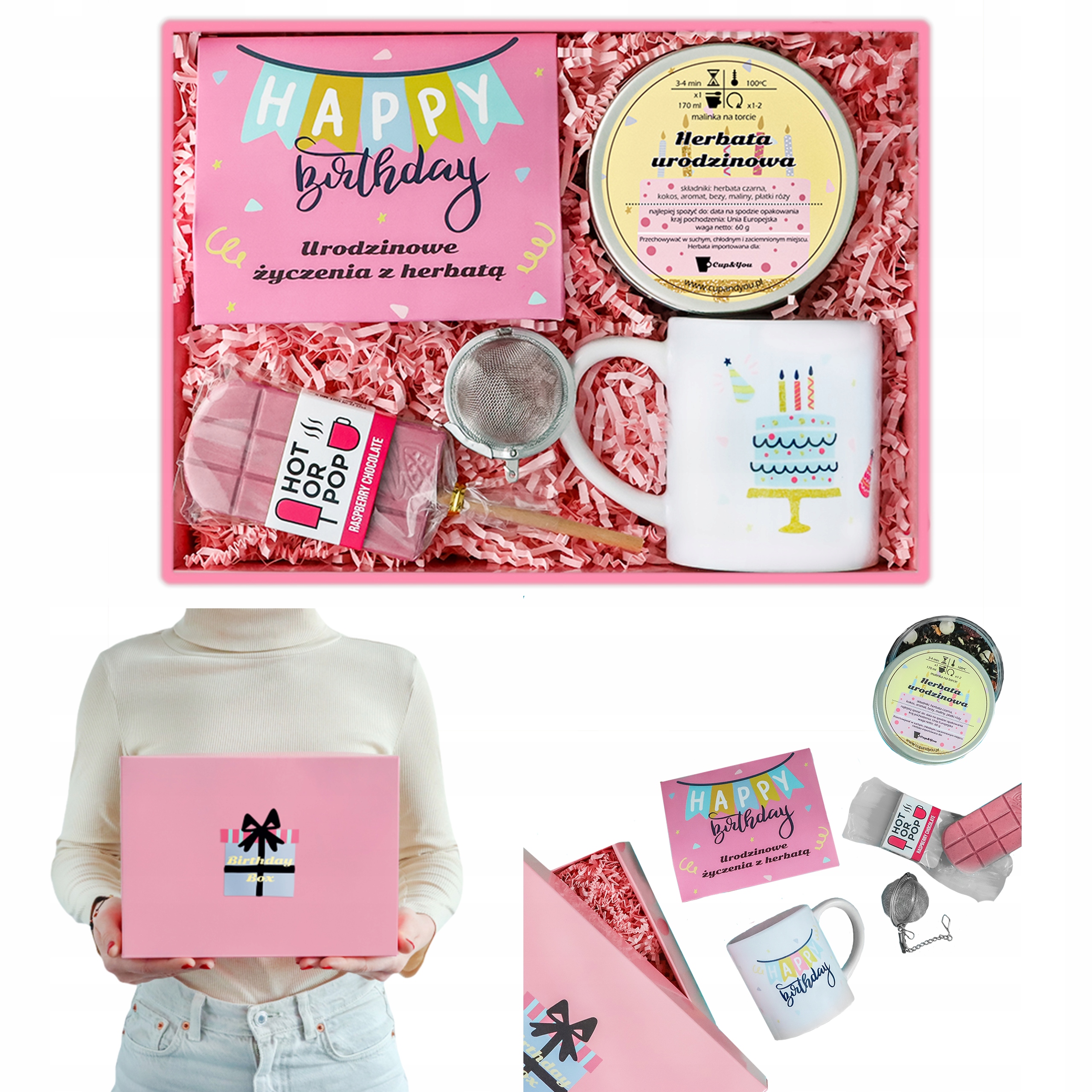 Levně Výjimečná sada Box na Narozeniny – překvapení s dobrotami Dárek