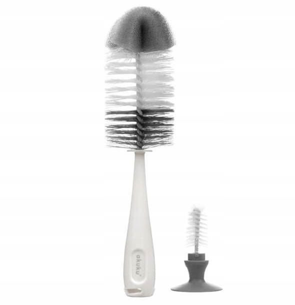 AKUKU SZCZOTKA DO BUTELEK SMOCZKÓW Z PRZYSSAWKĄ